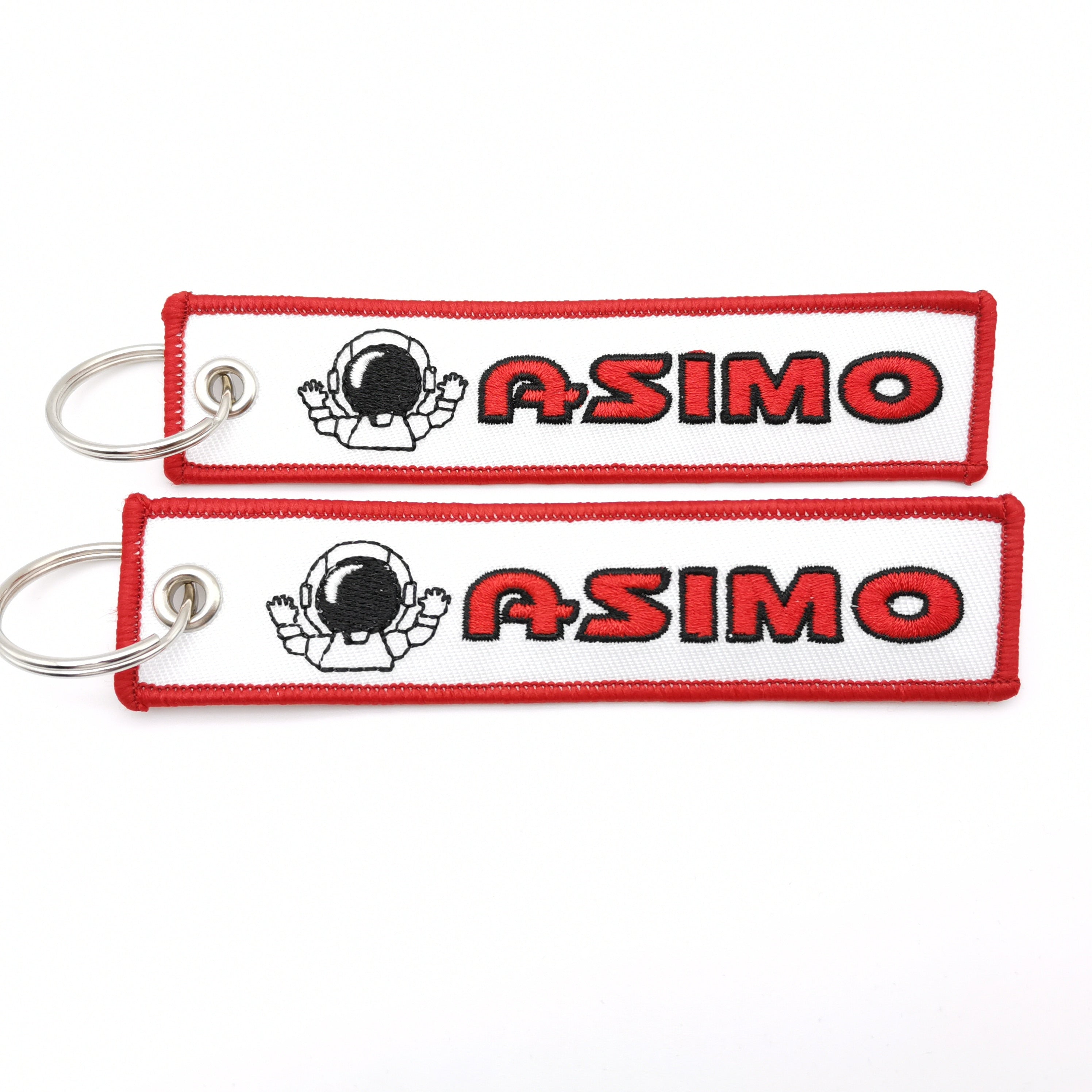 Red cloth Honda ASIMO keyring
