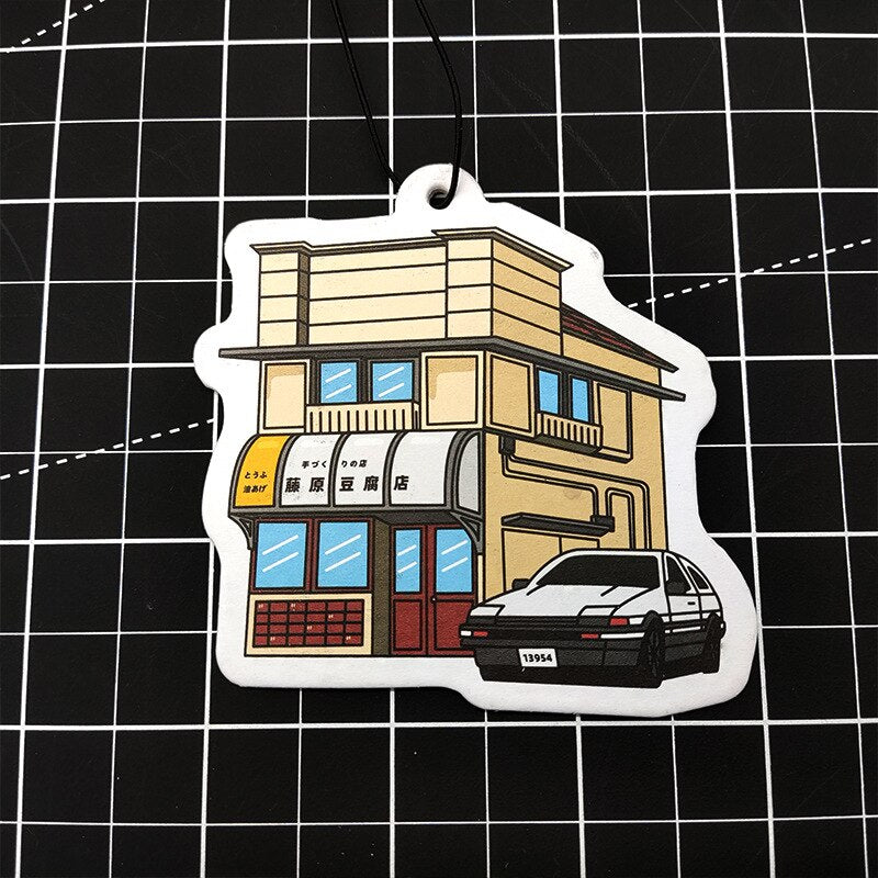 Kei Truck Freshener with Initial D Theme