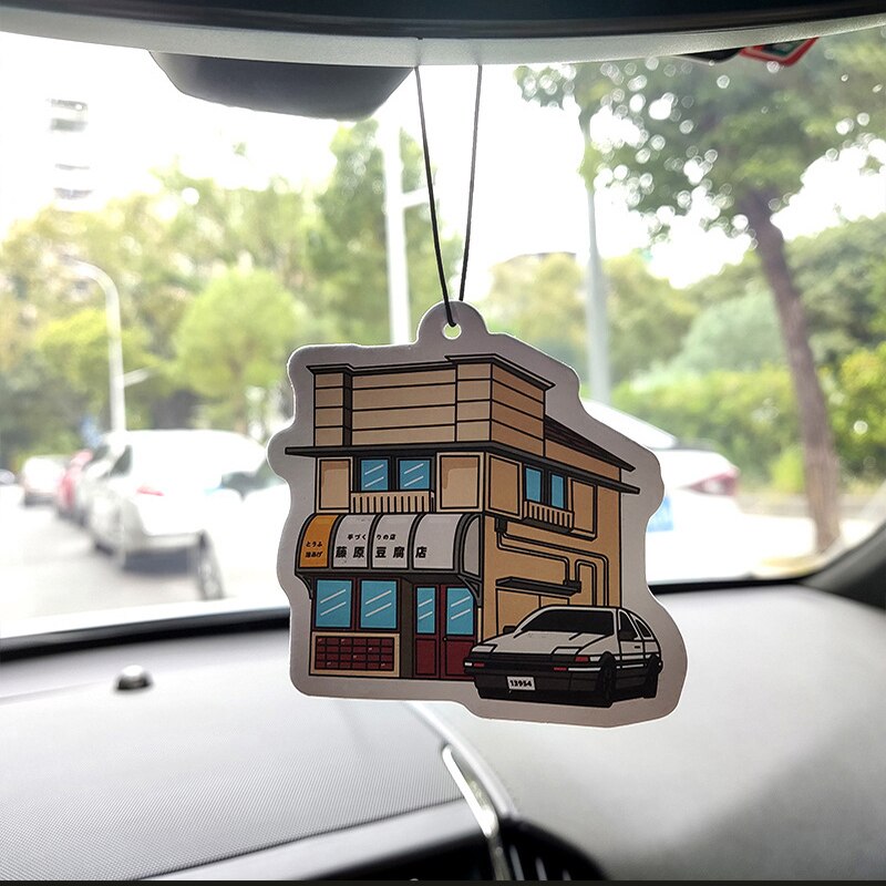 Initial D Themed Car Air Freshener for Kei Vehicles
