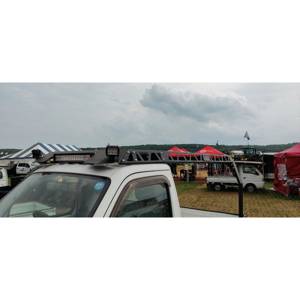 Suzuki Carry Rack - Ladder Rack - Roof Rack for DB52T Model 1999-2002, featuring a sturdy black design ideal for utility and transport.