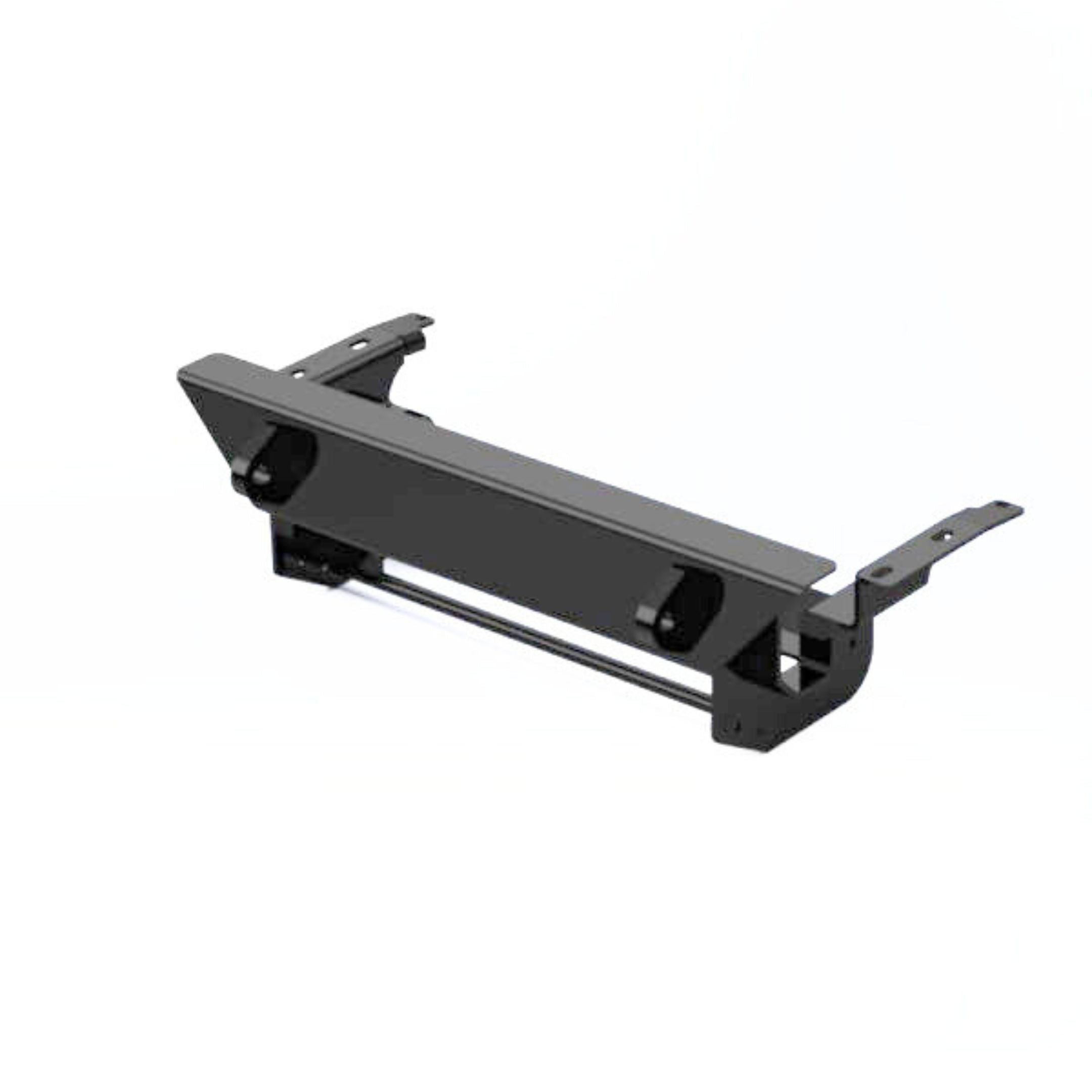 Black Suzuki Carry Front Track Shackle Bumper for DA63T Model, 2002-2012, featuring a robust design.