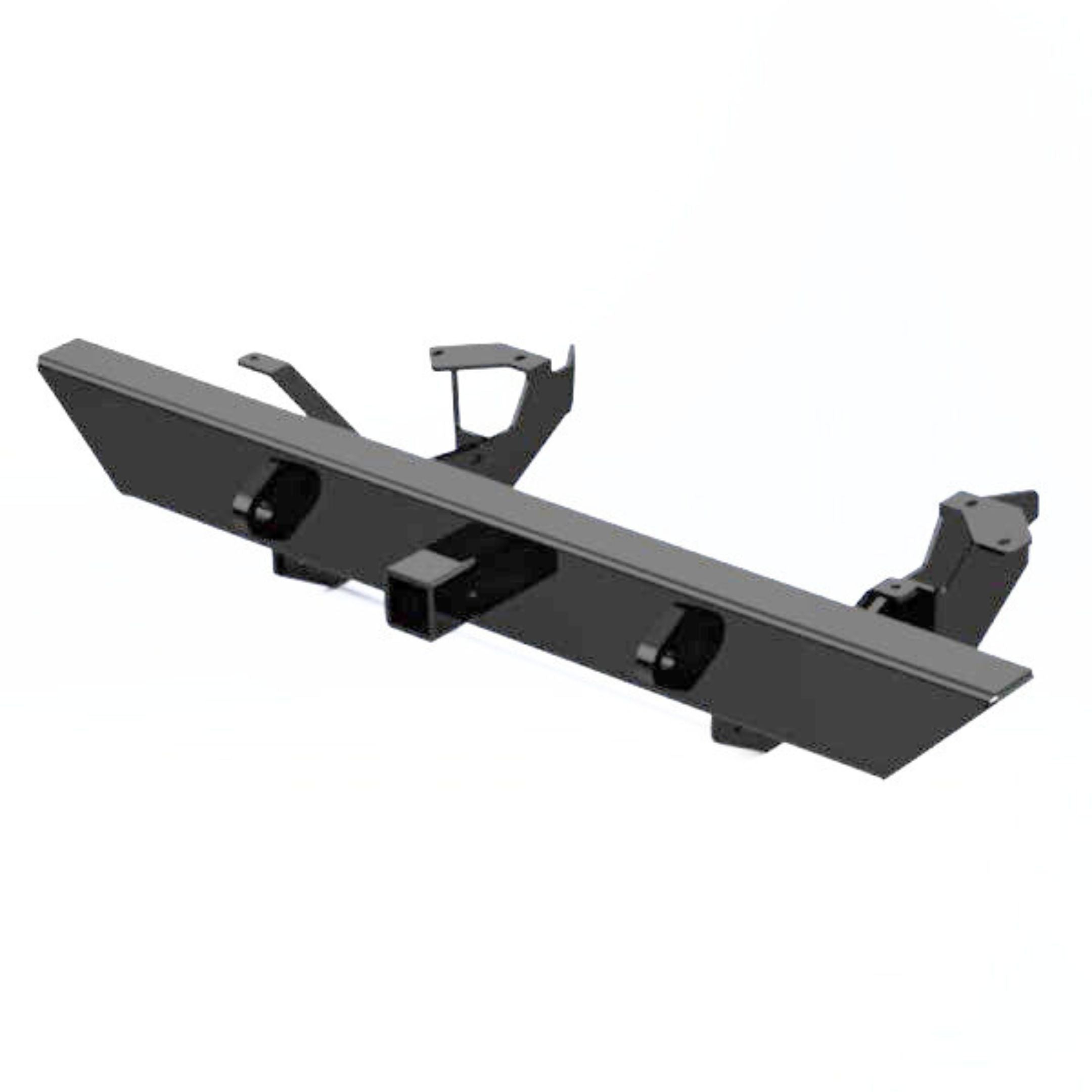 Black Suzuki Carry Front Bumper with 2” Receiver, Type B, compatible with DD51T Models from 1991-1999.