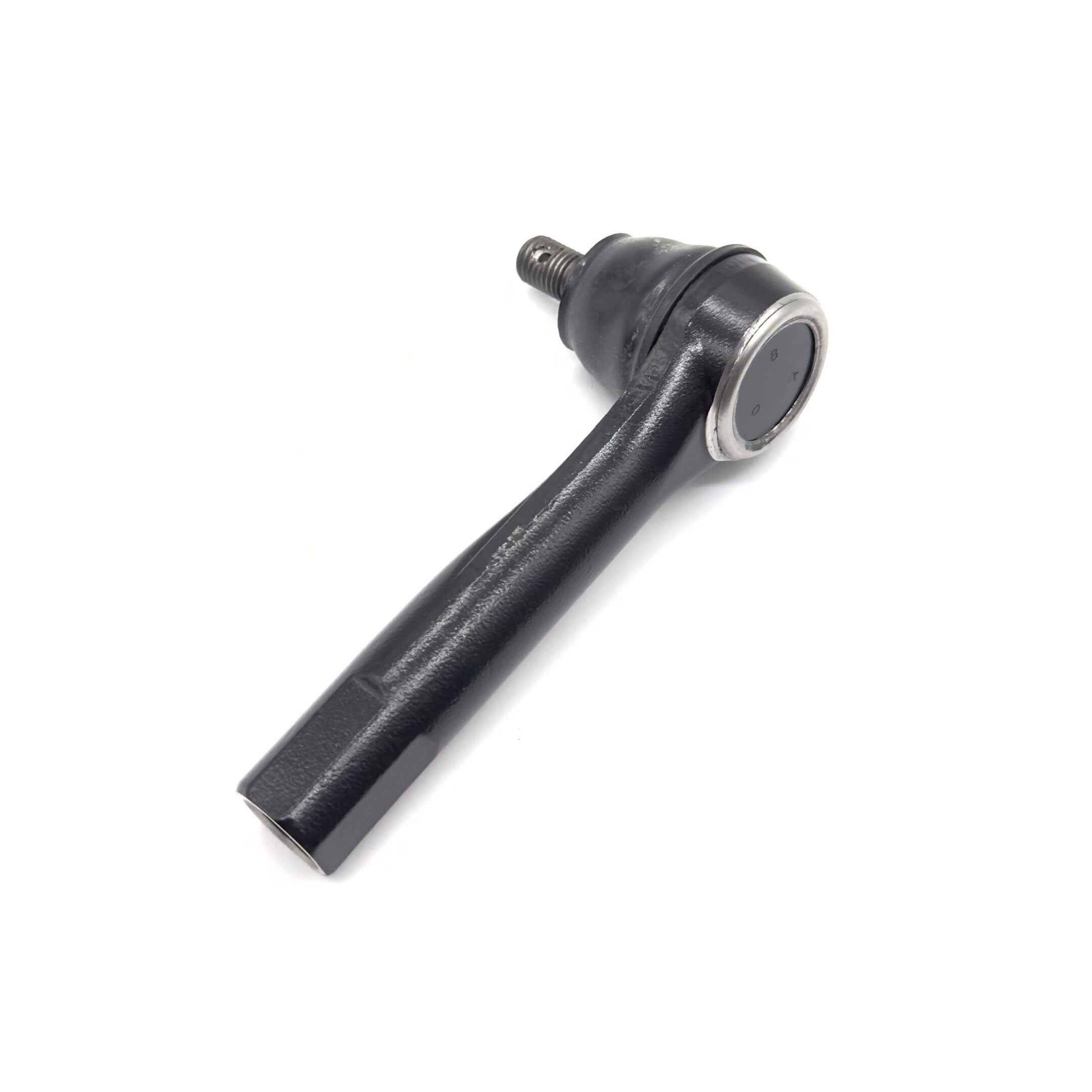 Genuine black tie rod end for Subaru Sambar Truck TT1, TT2 models (1999-2012), suitable for right-hand inner or outer installation.