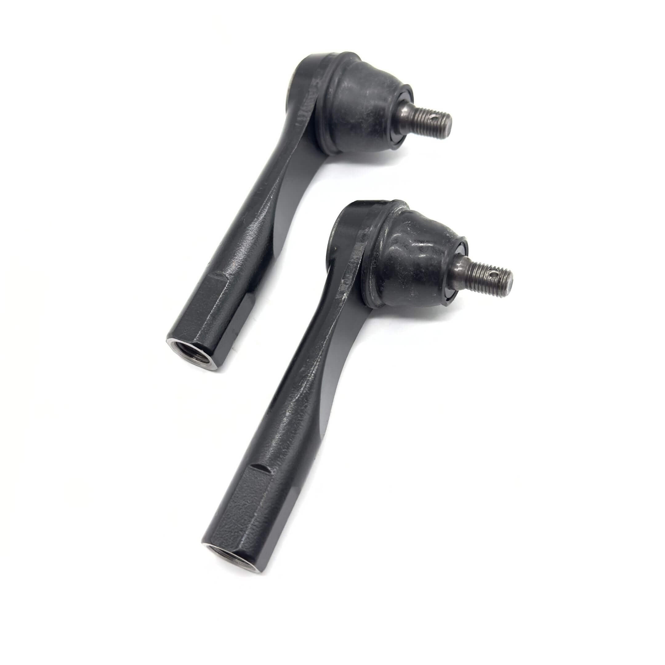 Black Tie Rod End Set - RH - Inner and Outer for Subaru Sambar Van TV1, TV2 Models 1999-2012, Genuine Parts.