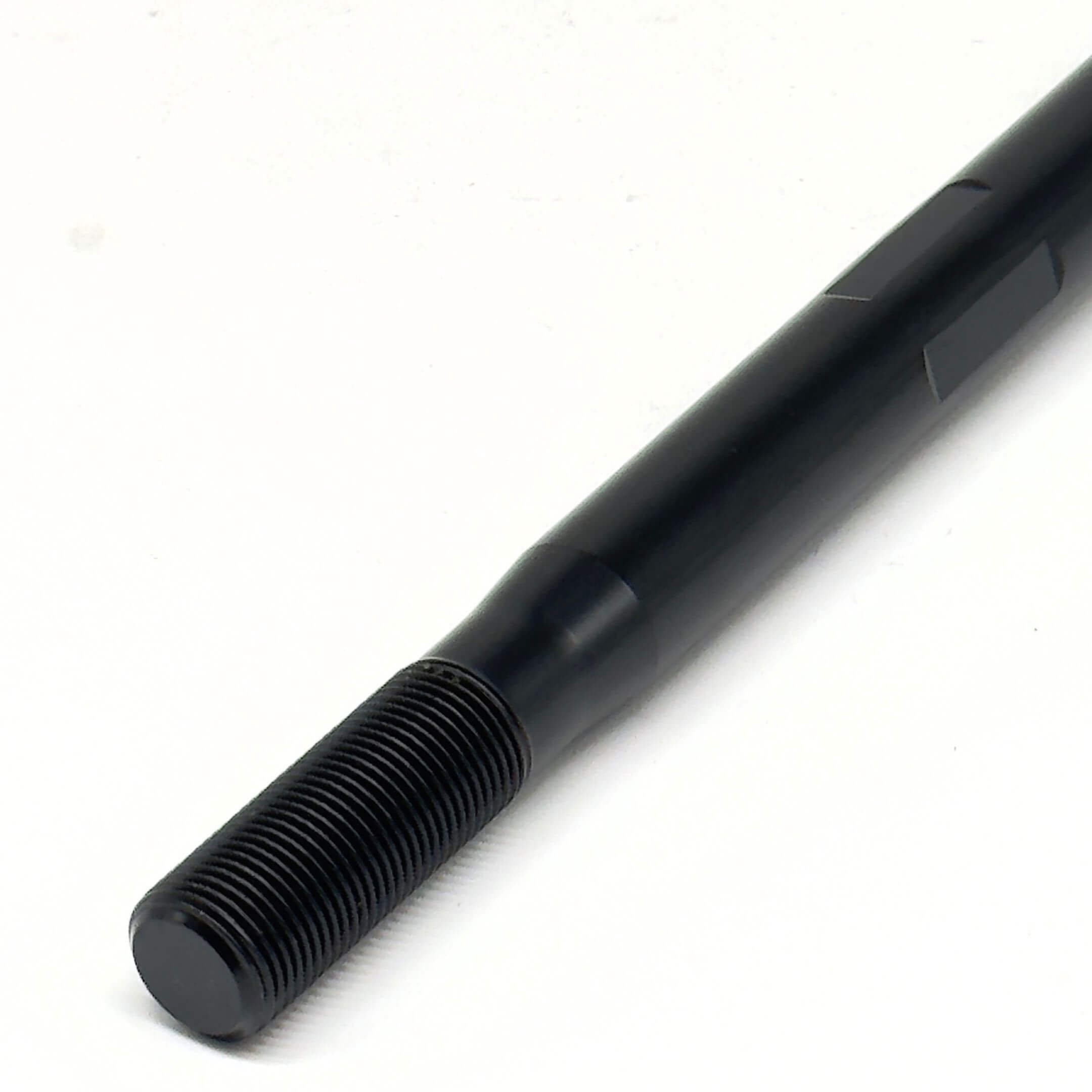 Black tie rod for Subaru Sambar Truck TT1, TT2 models (1999-2012), genuine gear box component.