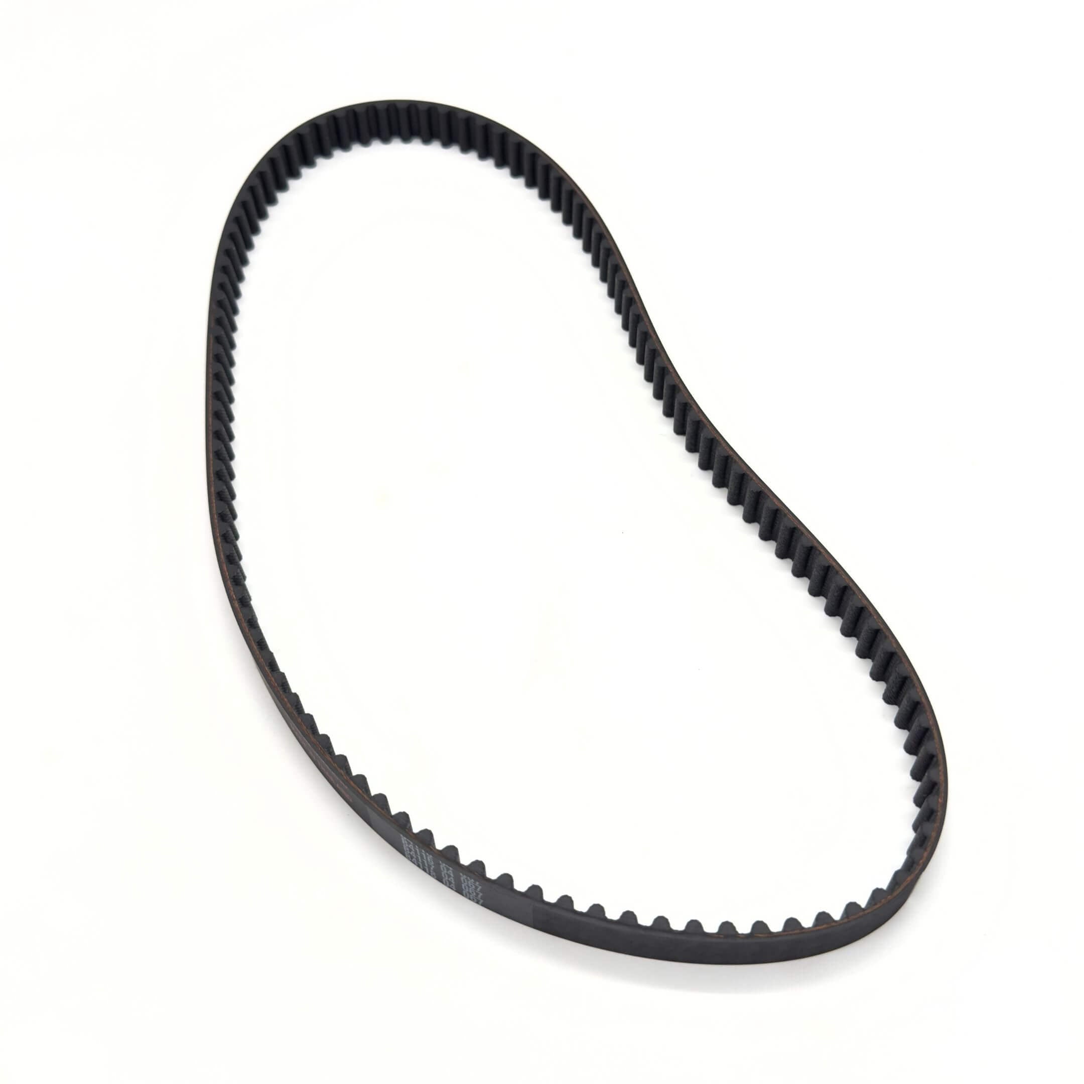 Black timing belt for Subaru Sambar Van TV1, TV2 models, 1999-2012, featuring durable rubber construction and precise teeth alignment.