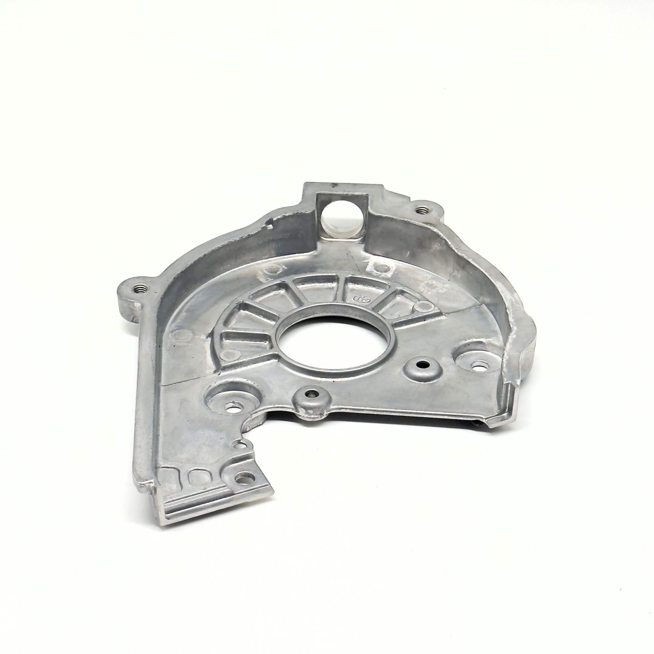 Timing Belt Cover for Subaru Sambar Truck TT1, TT2 Models (1999-2012), silver, durable metal construction.