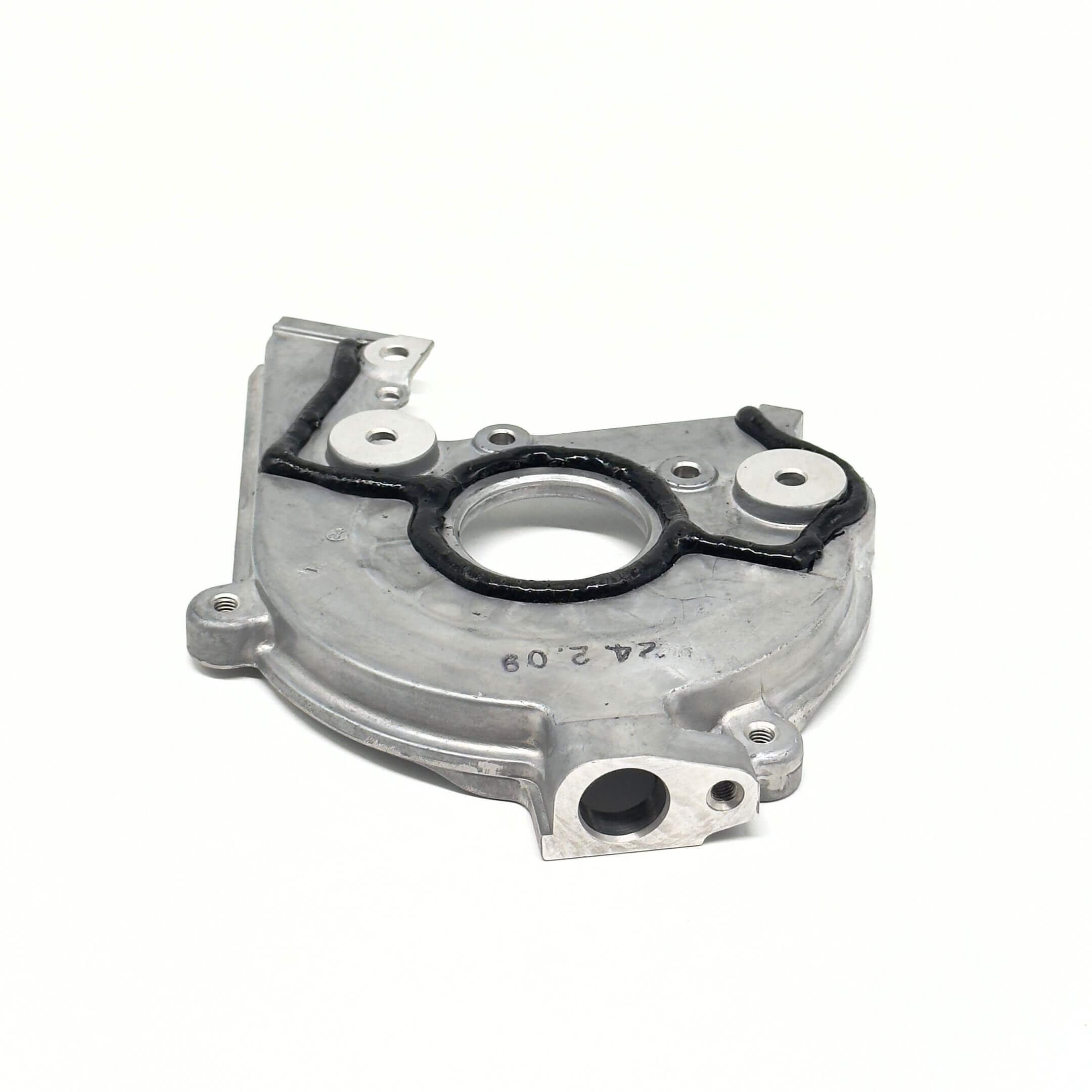 Timing Belt Cover for Subaru Sambar Van TV1, TV2 Models 1999-2012, featuring a durable silver metal design with precise fitment.