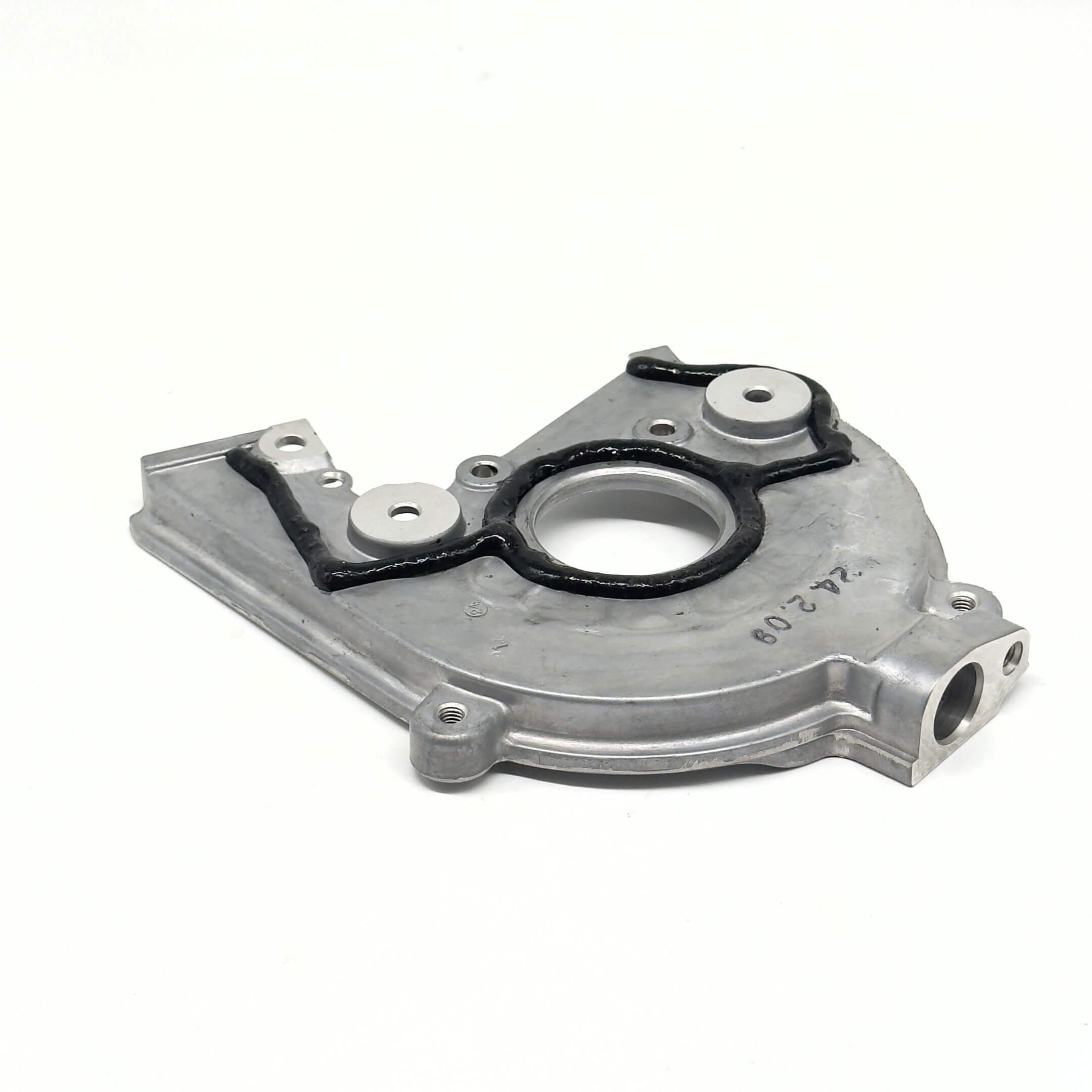 Silver timing belt cover for Subaru Sambar Truck TT1, TT2 models (1999-2012) with durable design and precise fit.