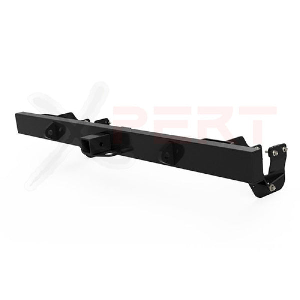 Subaru Sambar TT2 rear tow bumper without engine cover, black, compatible with 1999-2012 models.