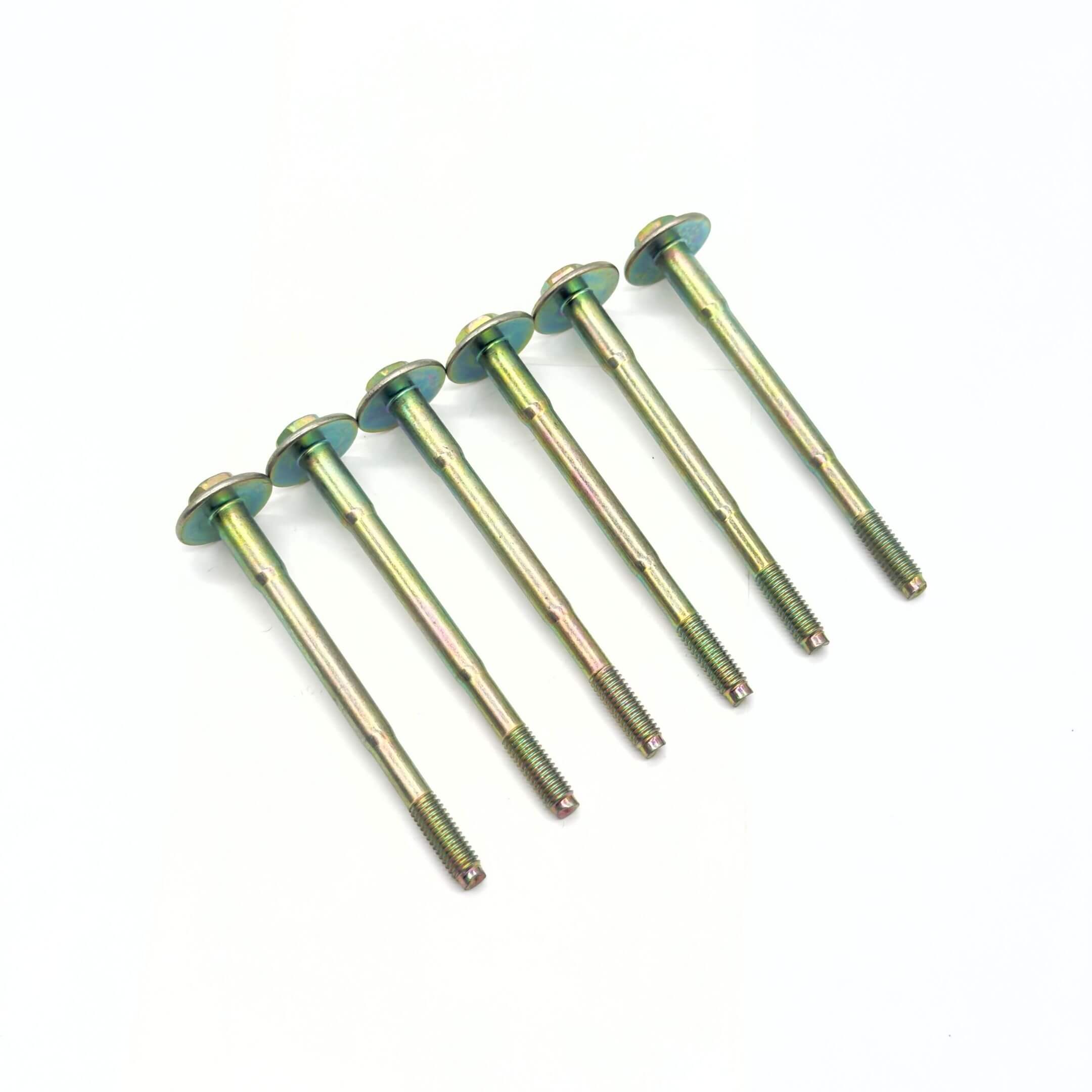 Valve Cover Bolt Set for Subaru Sambar Wagon TW1, TW2 Models (1999-2012), featuring six metallic bolts with a zinc finish.