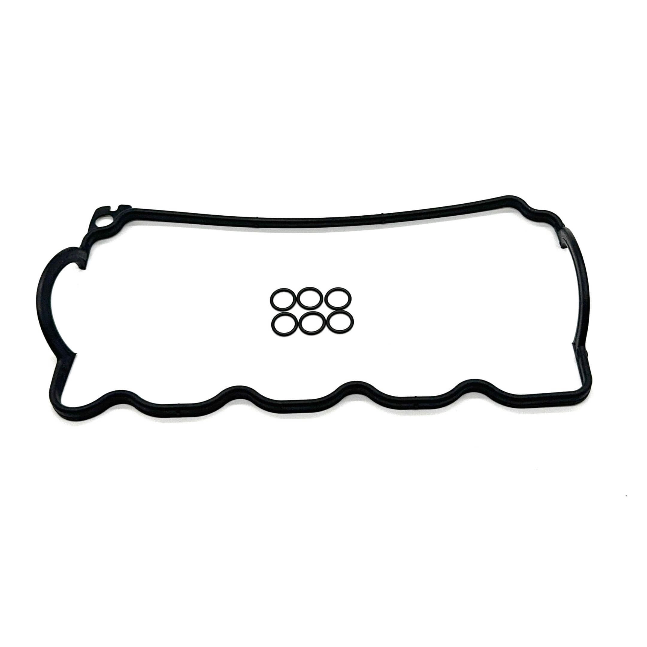 Valve Cover Gasket for Subaru Sambar Wagon TW1, TW2 Models 1999-2012, black rubber, includes O-rings.