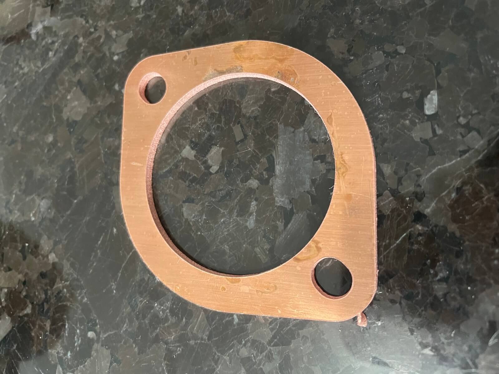 Quality exhaust flange for Acty HA3 HA4 models, showcasing 2.00-inch diameter and robust material for optimal exhaust system performance.