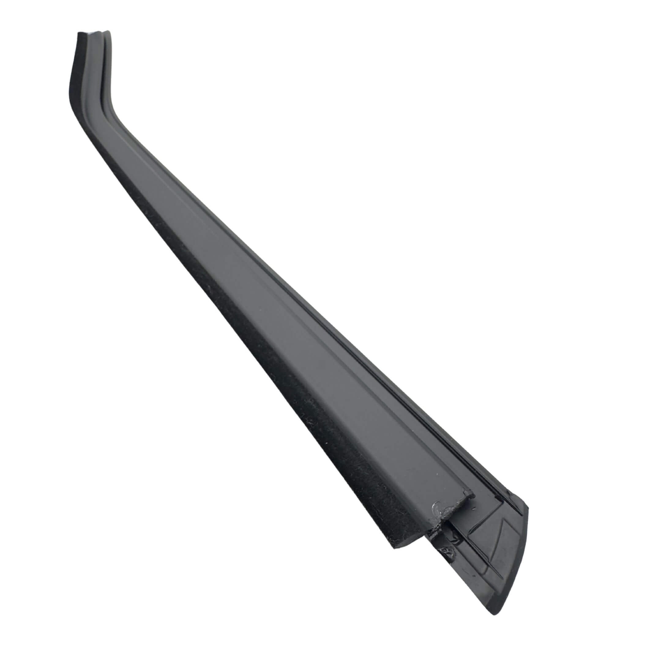 Door Weather Stripping for Subaru Sambar Van TV1, TV2 Models (1999-2012) featuring a sleek black design for the left/passenger side.