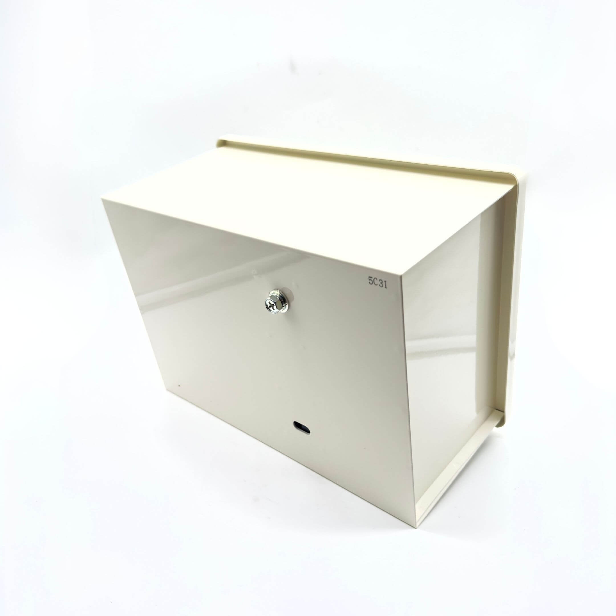 Tool Box Locker with Keys for Subaru Sambar Truck TT1 TT2 Models (9/2009 to 4/2012) featuring a sleek, white metal design with a secure locking mechanism.