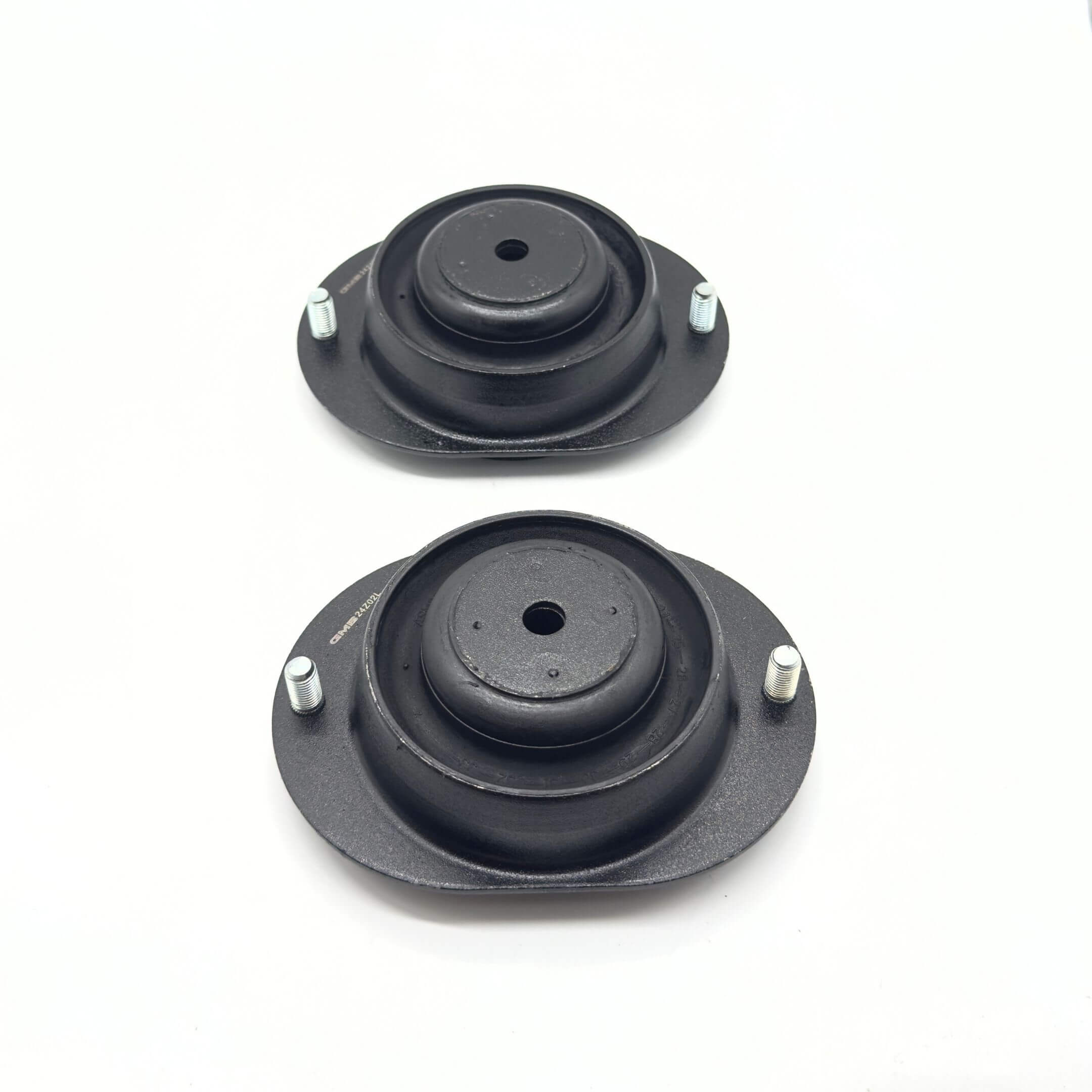 Front Strut Mount Kit for Subaru Sambar Truck TT1, TT2 Models (1999-2012) featuring durable black metal construction with mounting bolts.