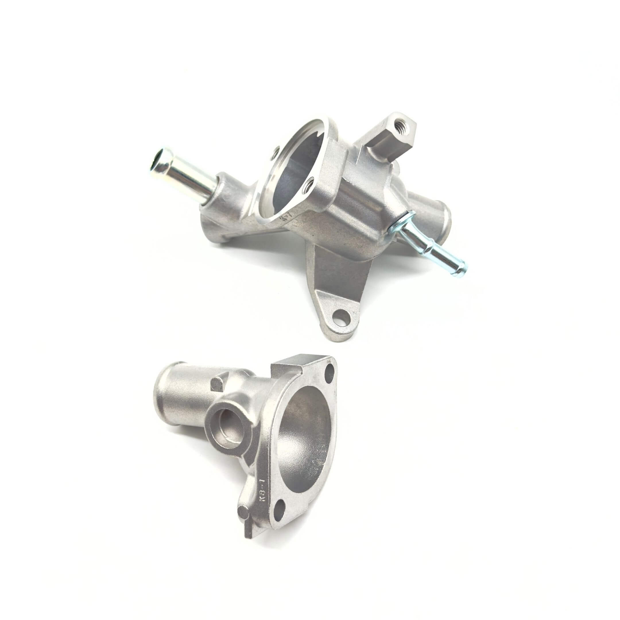 Thermostat Housing Body & Cover Set for Subaru Sambar Wagon TW1, TW2 Models (1999-2012) featuring durable metal construction and precise fittings.