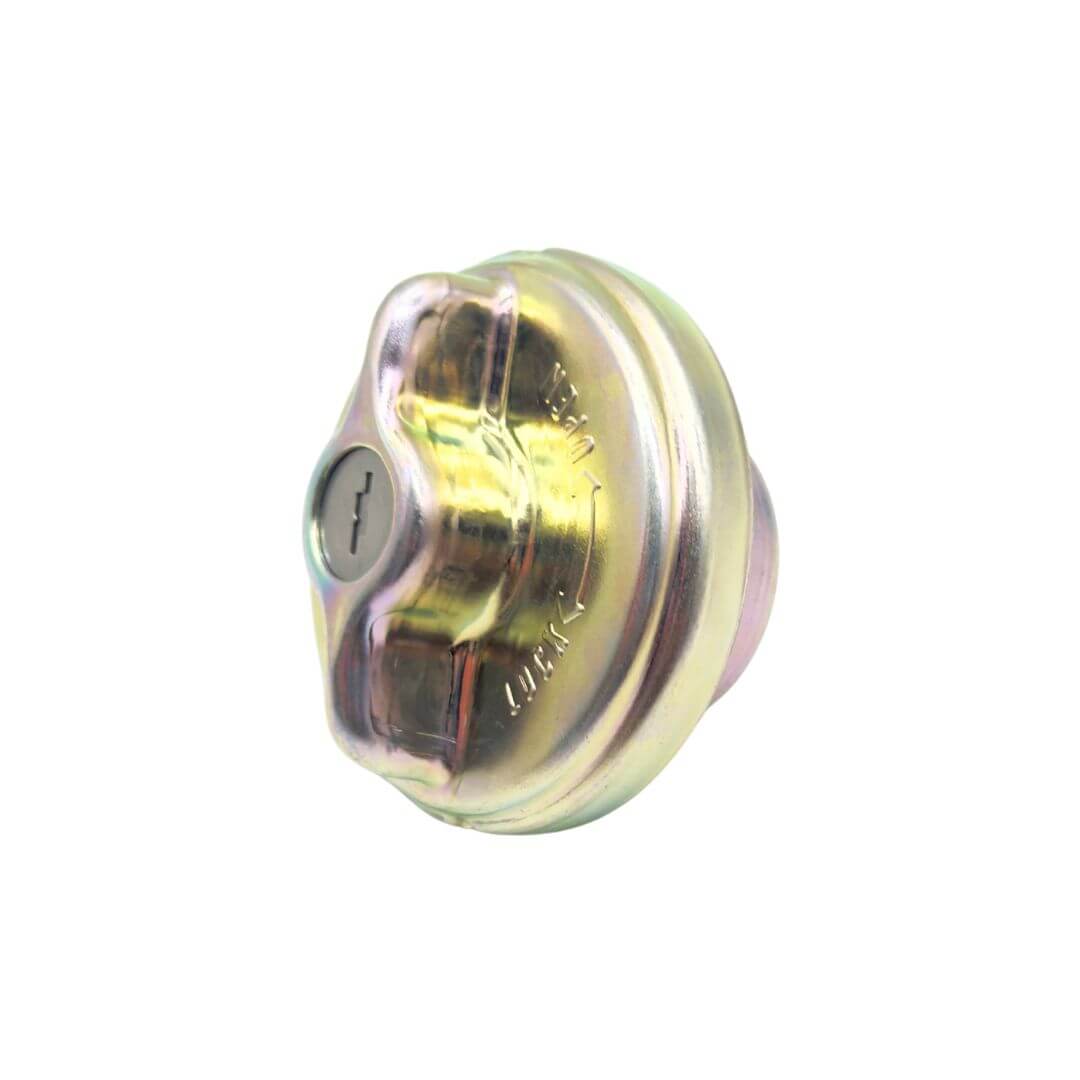 Side angle view of the Honda Acty HA3, HA4 gas cap 17670-sj6-305, showing the cap profile and sealing gasket.