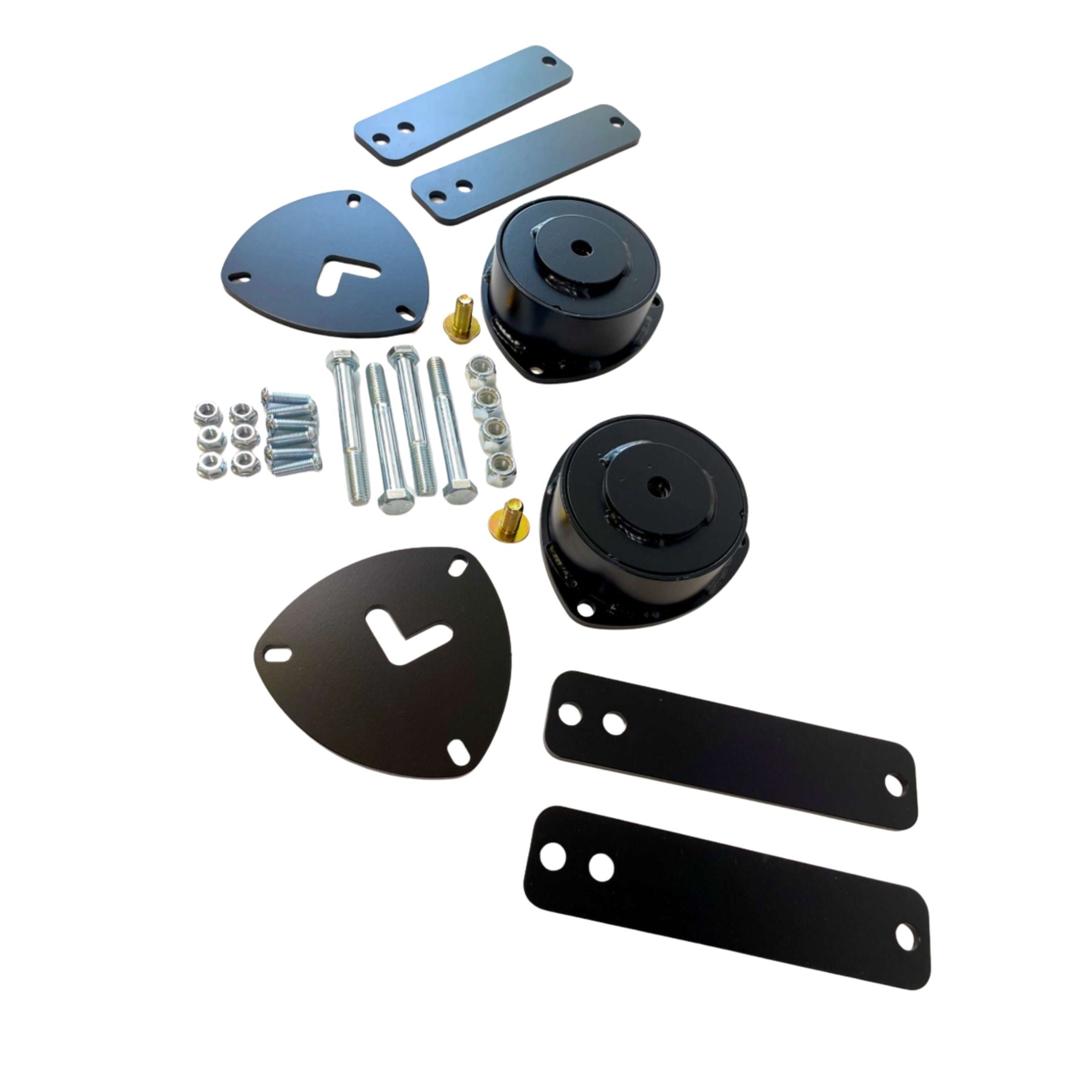 Honda Acty HA3 HA4 Lift Kit 1990–1999 – 2-Inch Suspension Leveling Kit with brackets, bolts, and hardware for improved ground clearance.