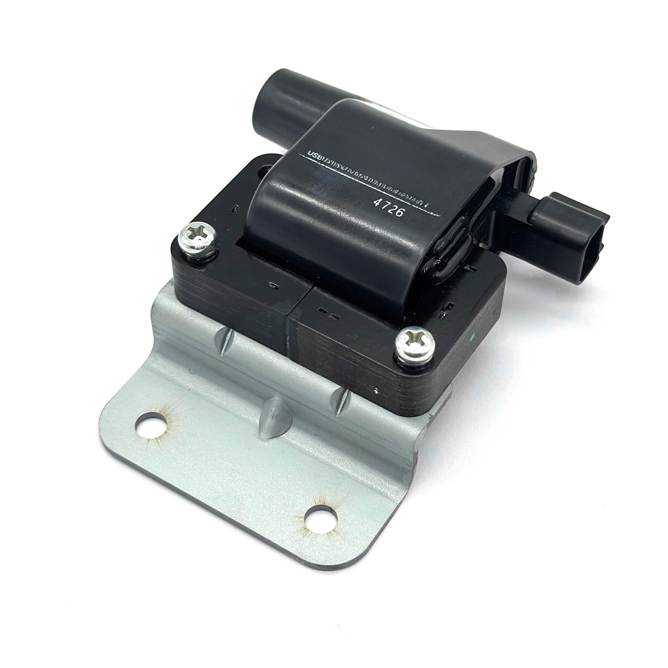 Ignition Coil for EFTS Engines, designed for Daihatsu Hijet Van S120 and S130 models (1994-1996), featuring a durable black casing and mounting bracket.