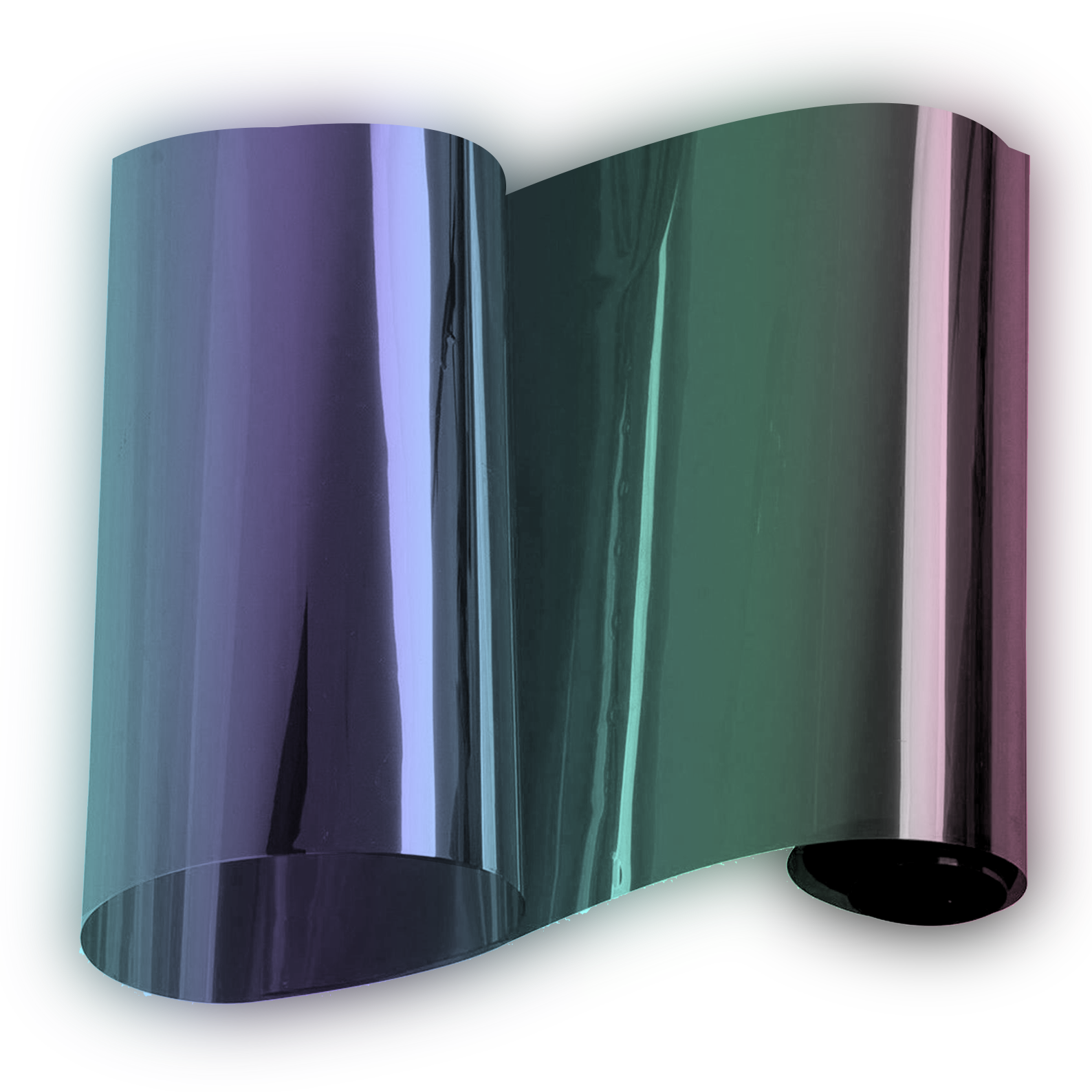 oll of IOLITE colorshift window tint by Omnique, featuring shades of blue, purple, and red for a luxurious finish.