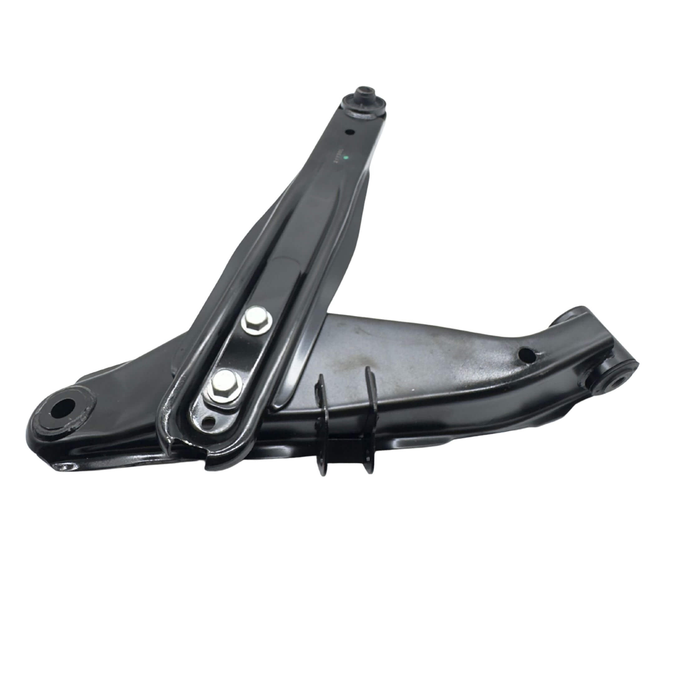 Lower Control Arm - Right for Subaru Sambar Van TV1, TV2 Models (1999-2012) featuring a durable black metal design with mounting points.