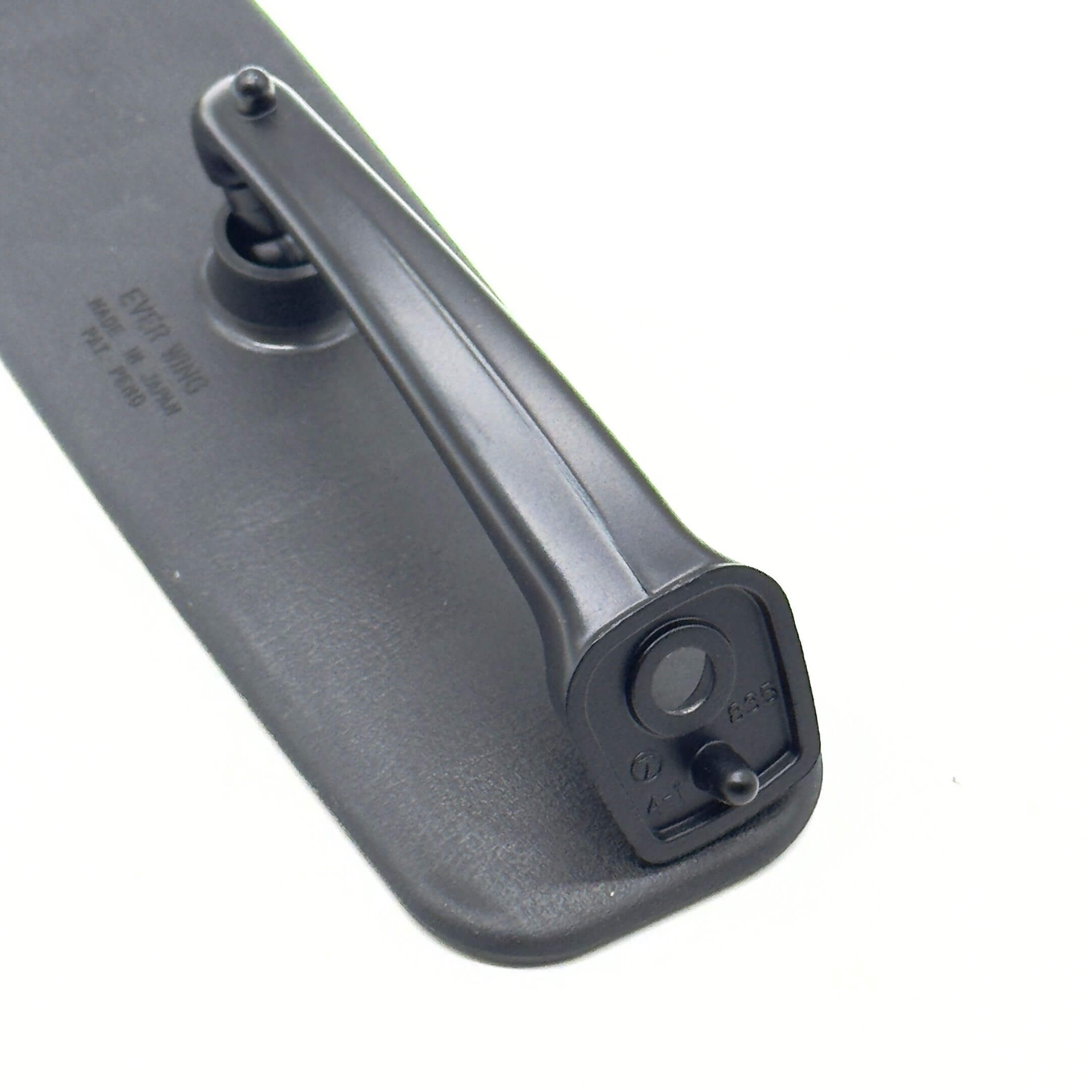 Rear View Mirror Assembly for Subaru Sambar Truck TT1, TT2 Models (1999-2012) featuring a sleek black design and adjustable mount.