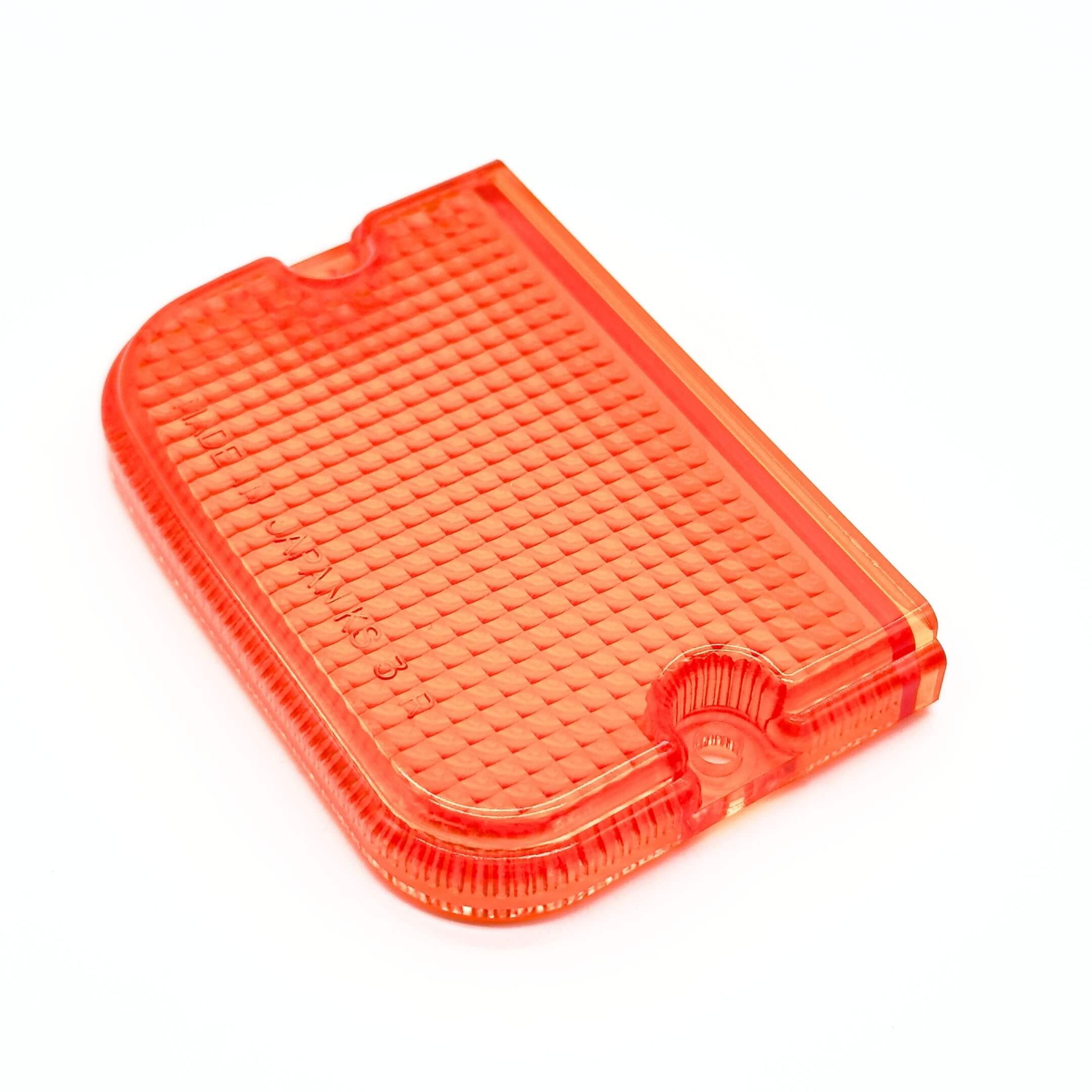 Tail Lamp Turn Signal Cover - Right for Subaru Sambar Truck KS3, KS4 Models (1990-1998) featuring a durable, textured red design.