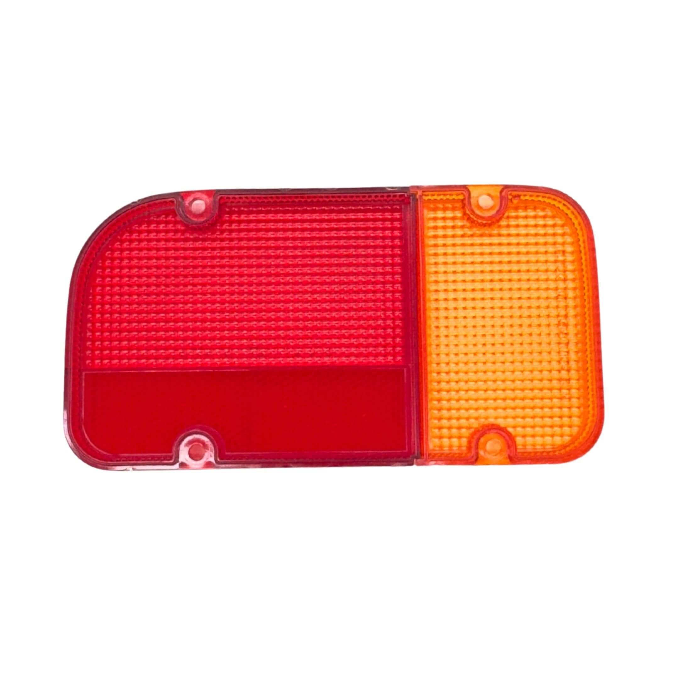 Tail Lamp Brake & Turn Signal Cover Set for Subaru Sambar Truck KS3, KS4 Models (1990-1998) featuring red and amber sections on the right side.