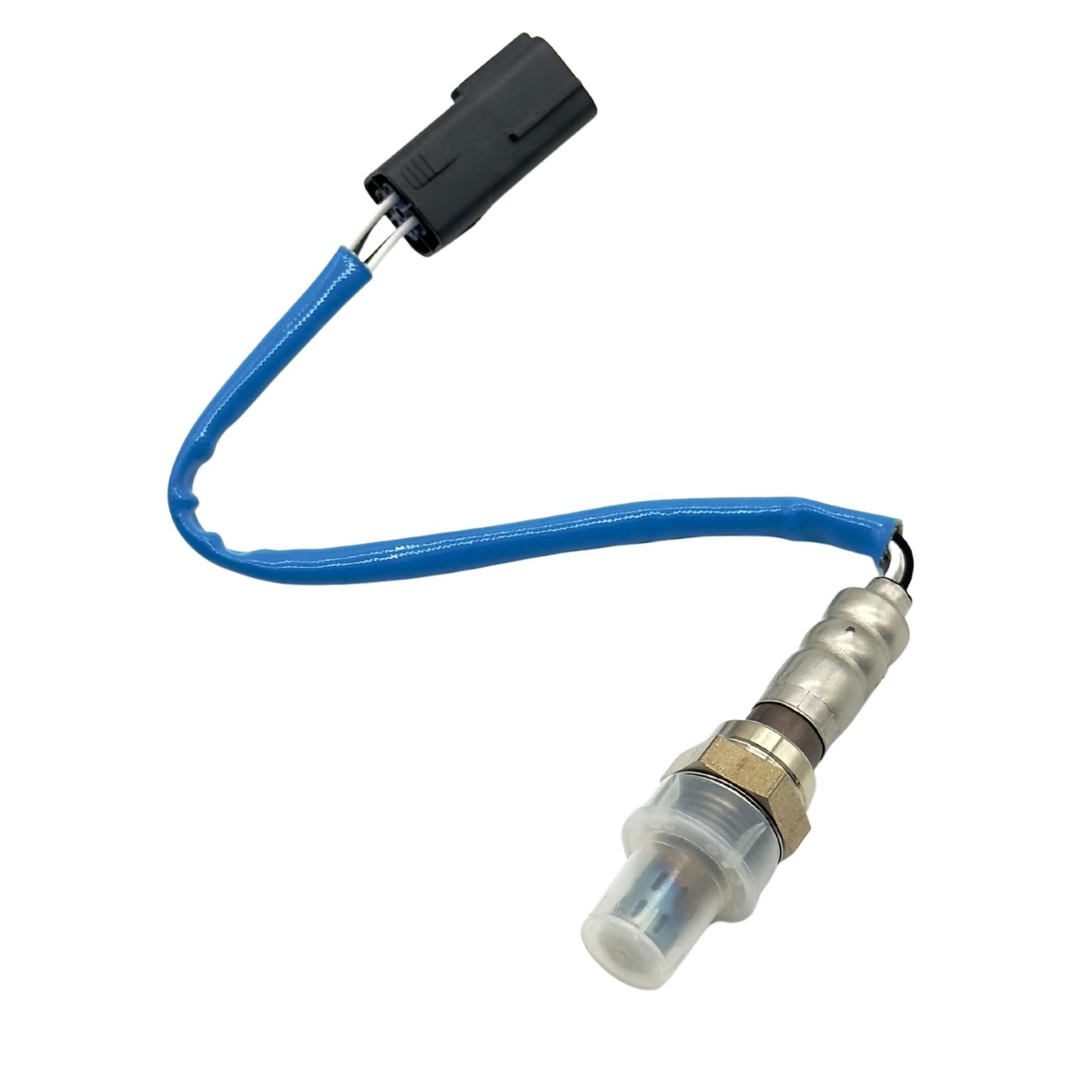 O2 SENSOR - Front Upstream for Subaru Sambar Wagon TW1, TW2 Models (6/2008 - 2/2012) featuring a blue wire and black connector.