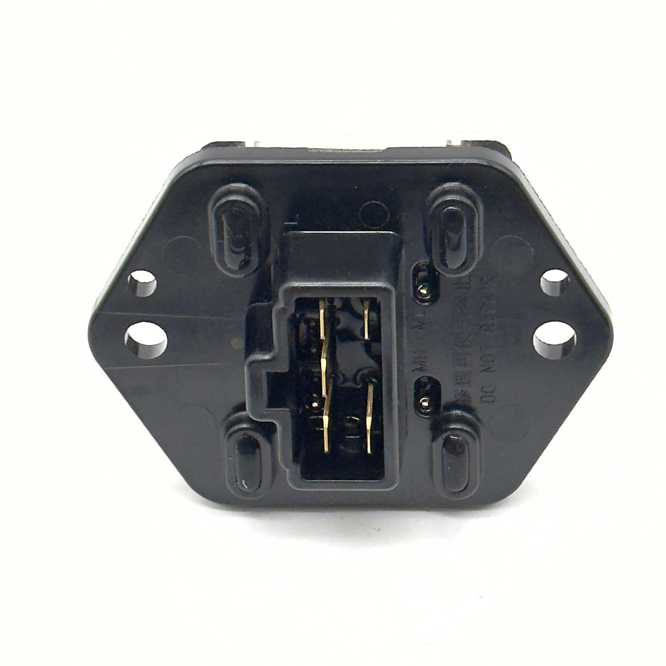Blower Motor Resistor for Subaru Sambar Truck TT1, TT2 Models (1999-2012) featuring a black rectangular connector with multiple pins.