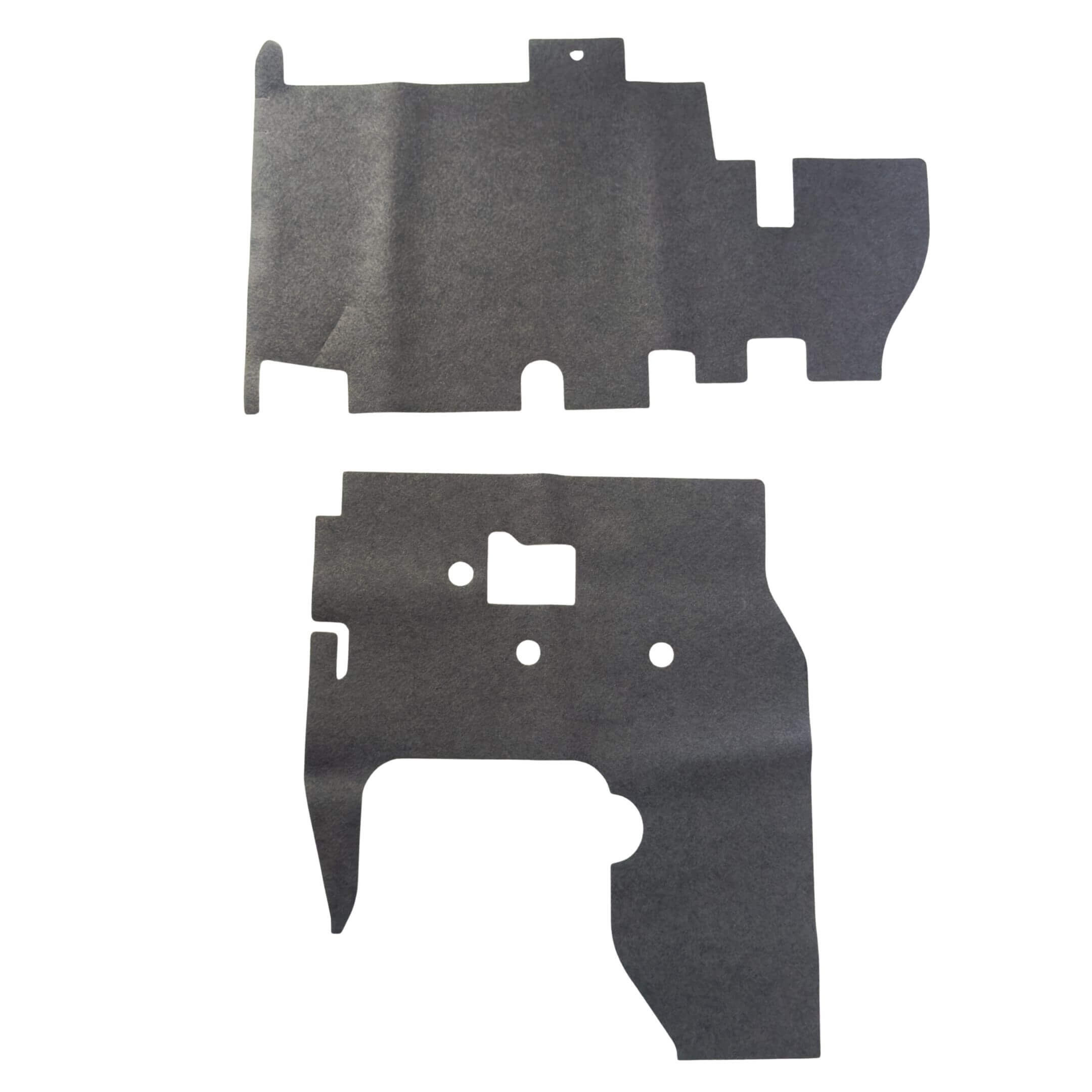 Floor Mat Set for Subaru Sambar Truck TT1, TT2 Models (1999-2012) featuring custom-fit design for upper left and right sections.