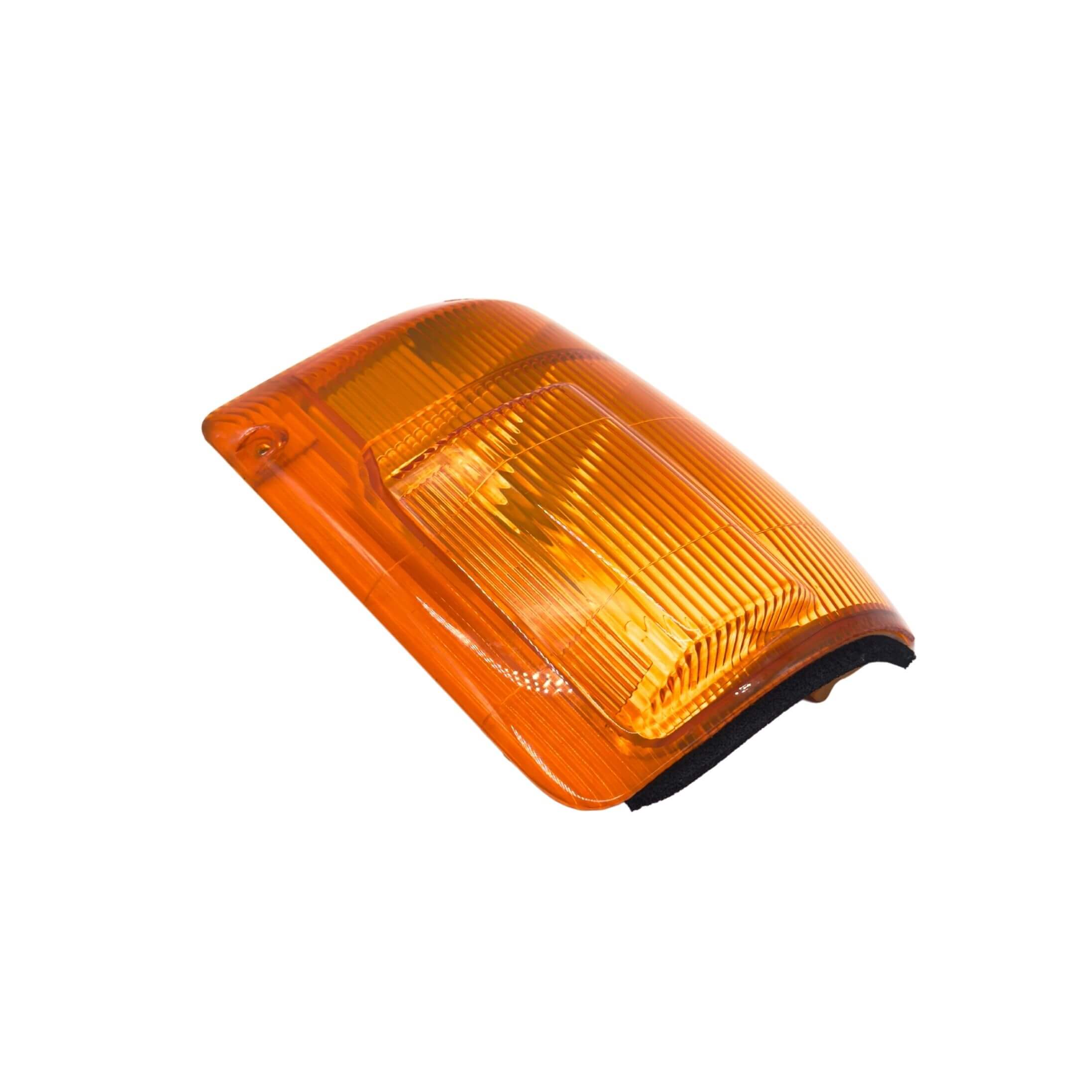 Front Turn Signal Lamp Assembly - Left / Passenger Side for Subaru Sambar Truck TT1, TT2 Models (1999-2012) featuring an amber lens and durable construction.