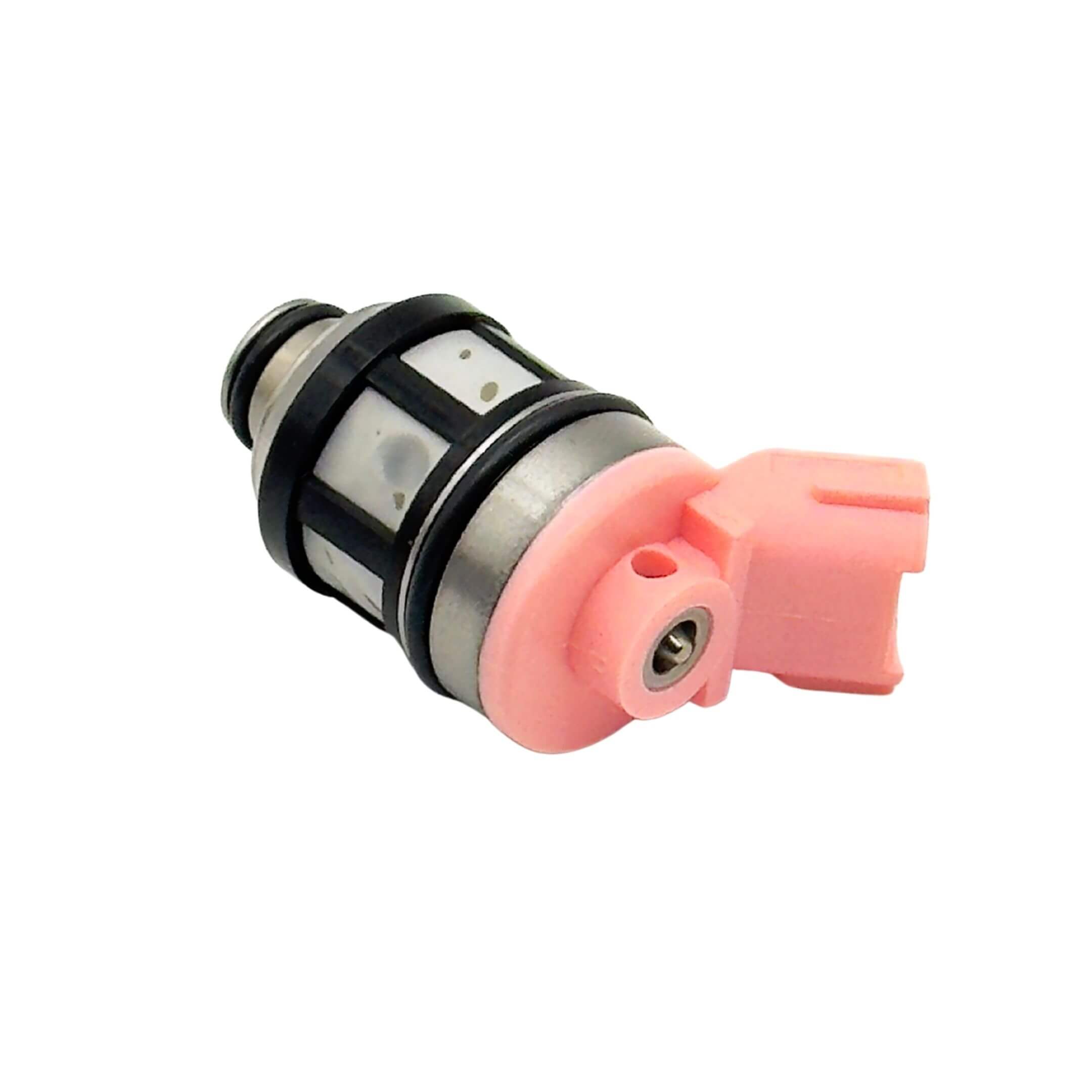 Fuel Injector for Subaru Sambar Truck TT1, TT2 Models (1999-2012) featuring a compact design with a pink connector.