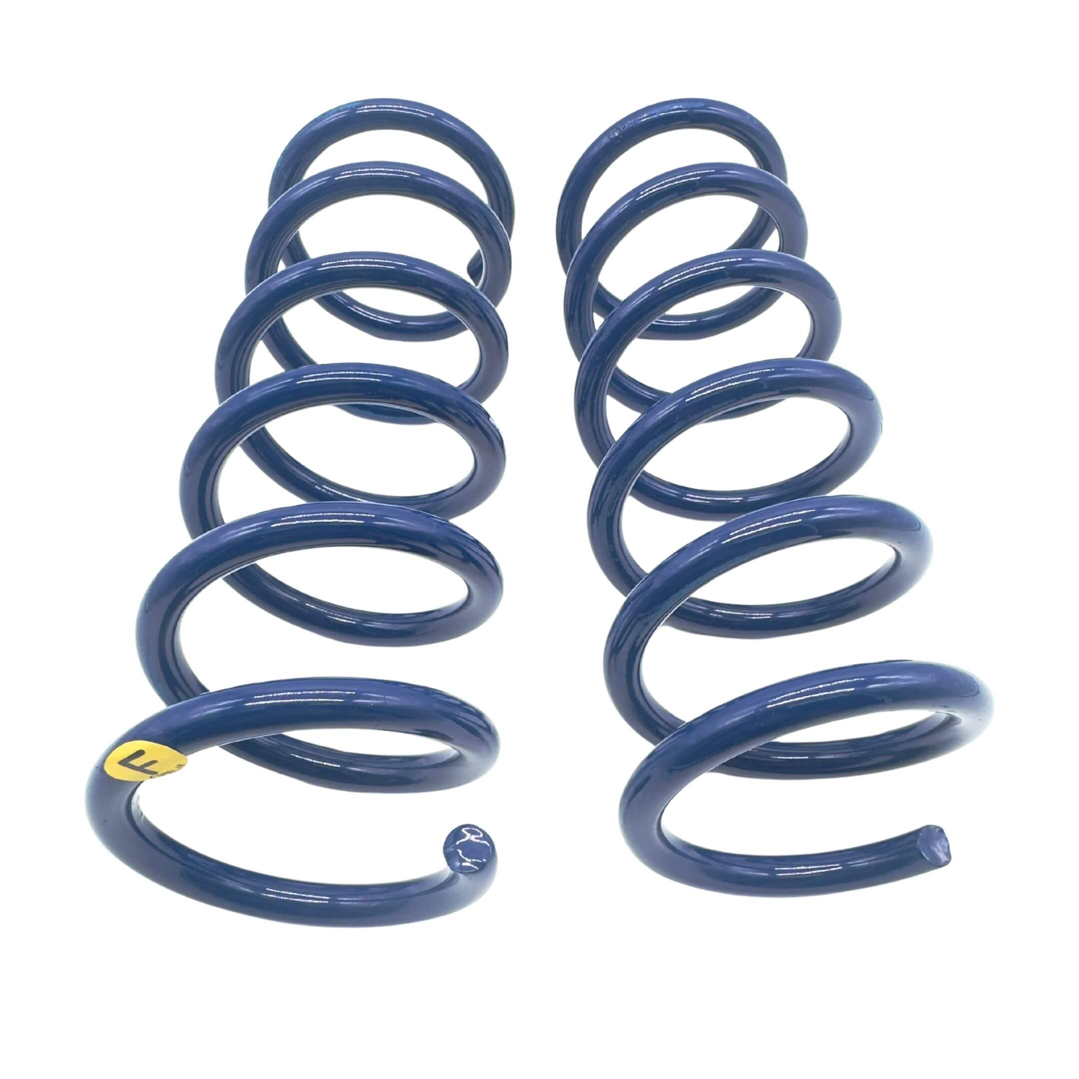 Espelir Super Up Suspension Springs for Subaru Sambar Truck TT1, TT2 (1999-2012) with 1.0–1.4 inch lift, featuring a durable blue coil design.
