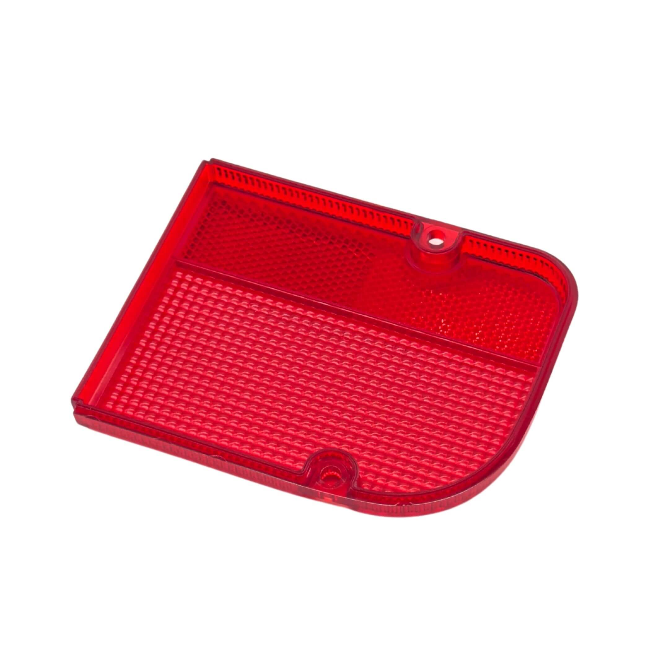 Tail Lamp Brake Signal Cover for Subaru Sambar Truck TT1, TT2 Models (1999-2012) featuring a vibrant red design with mounting holes.