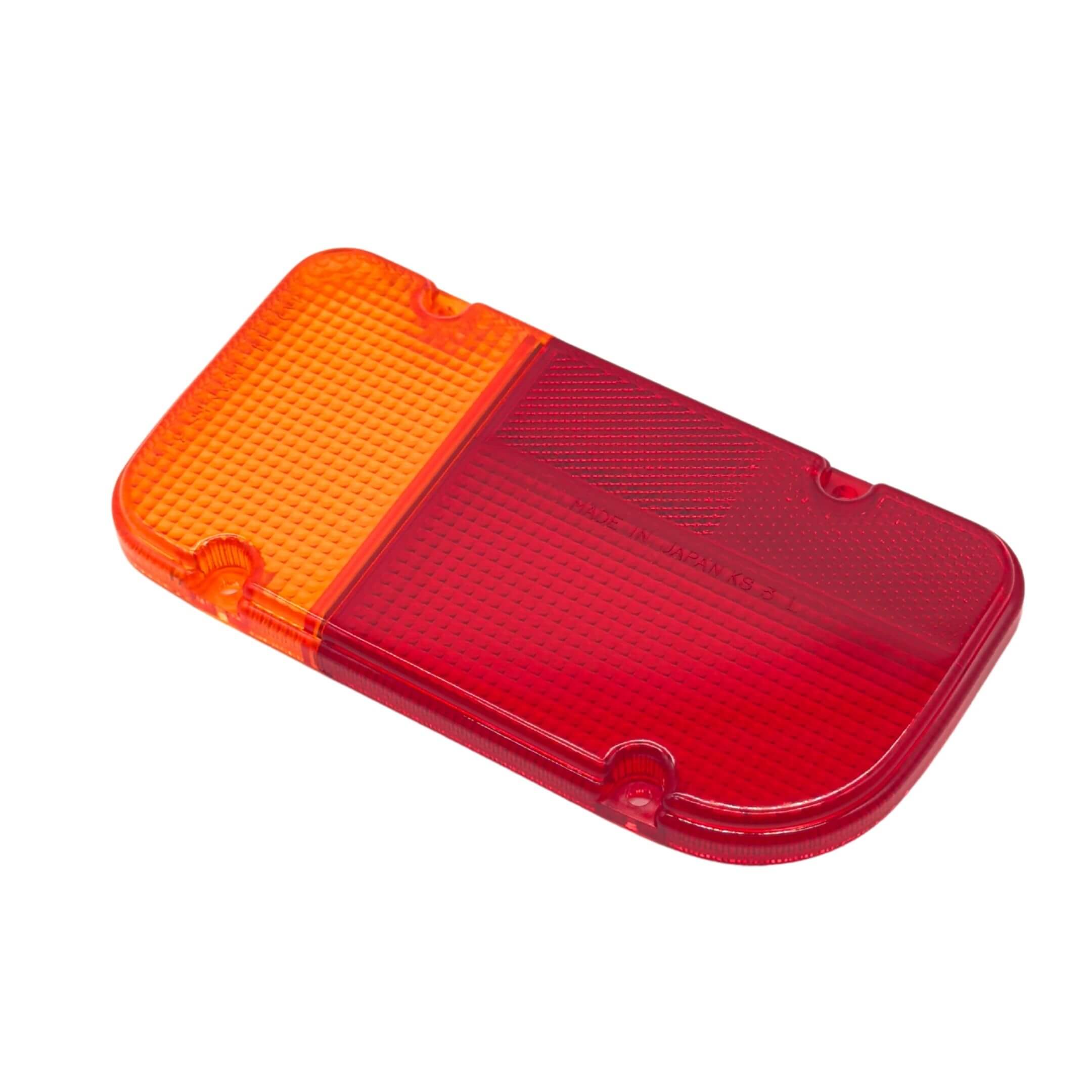Tail Lamp Brake & Turn Signal Cover Set for Subaru Sambar Truck TT1, TT2 Models (1999-2012) featuring a red and amber design.