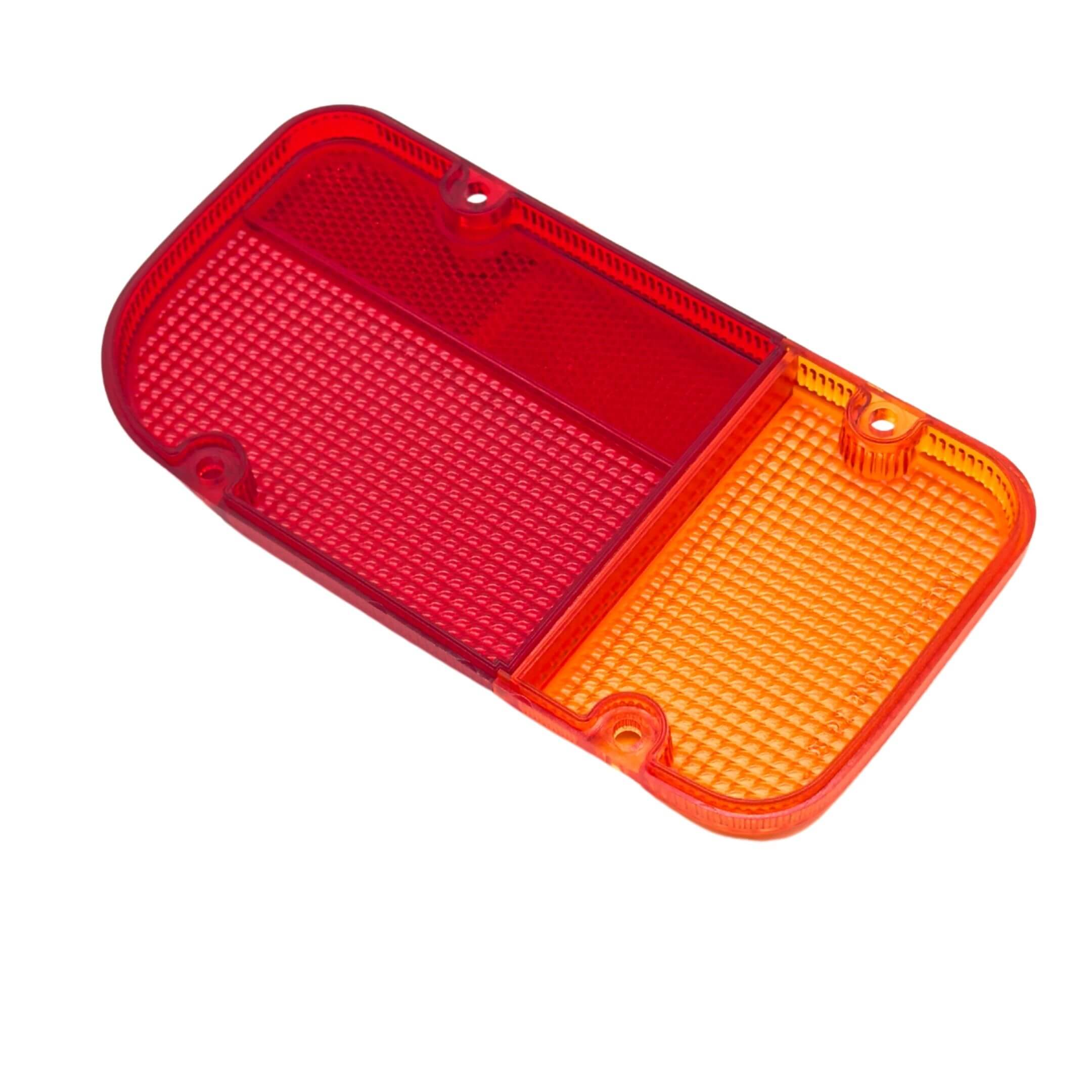 Tail Lamp Brake & Turn Signal Cover Set for Subaru Sambar Truck TT1, TT2 Models (1999-2012) featuring a red and amber lens design.