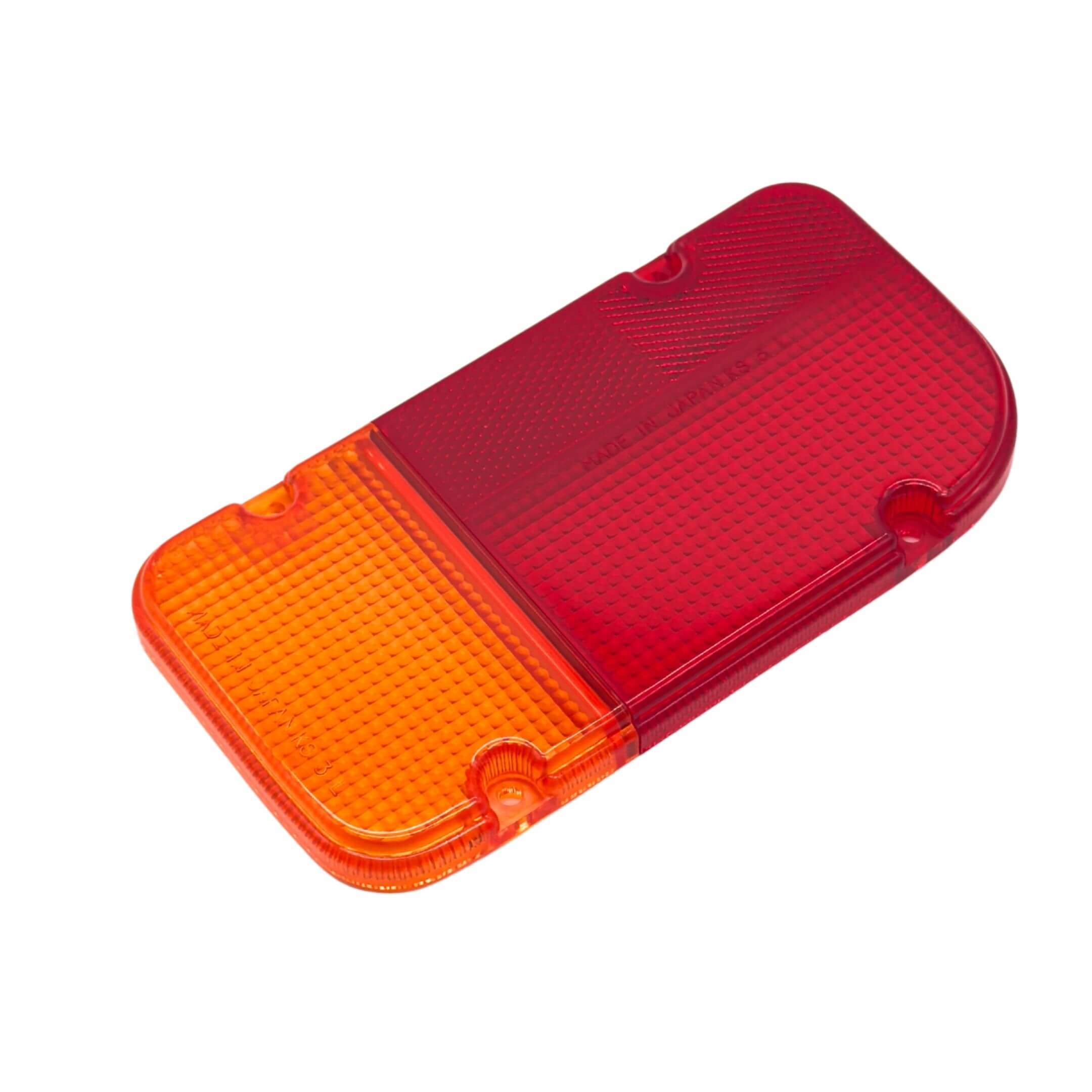 Tail Lamp Brake & Turn Signal Cover Set for Subaru Sambar Truck TT1, TT2 Models (1999-2012) featuring a red and amber lens design.