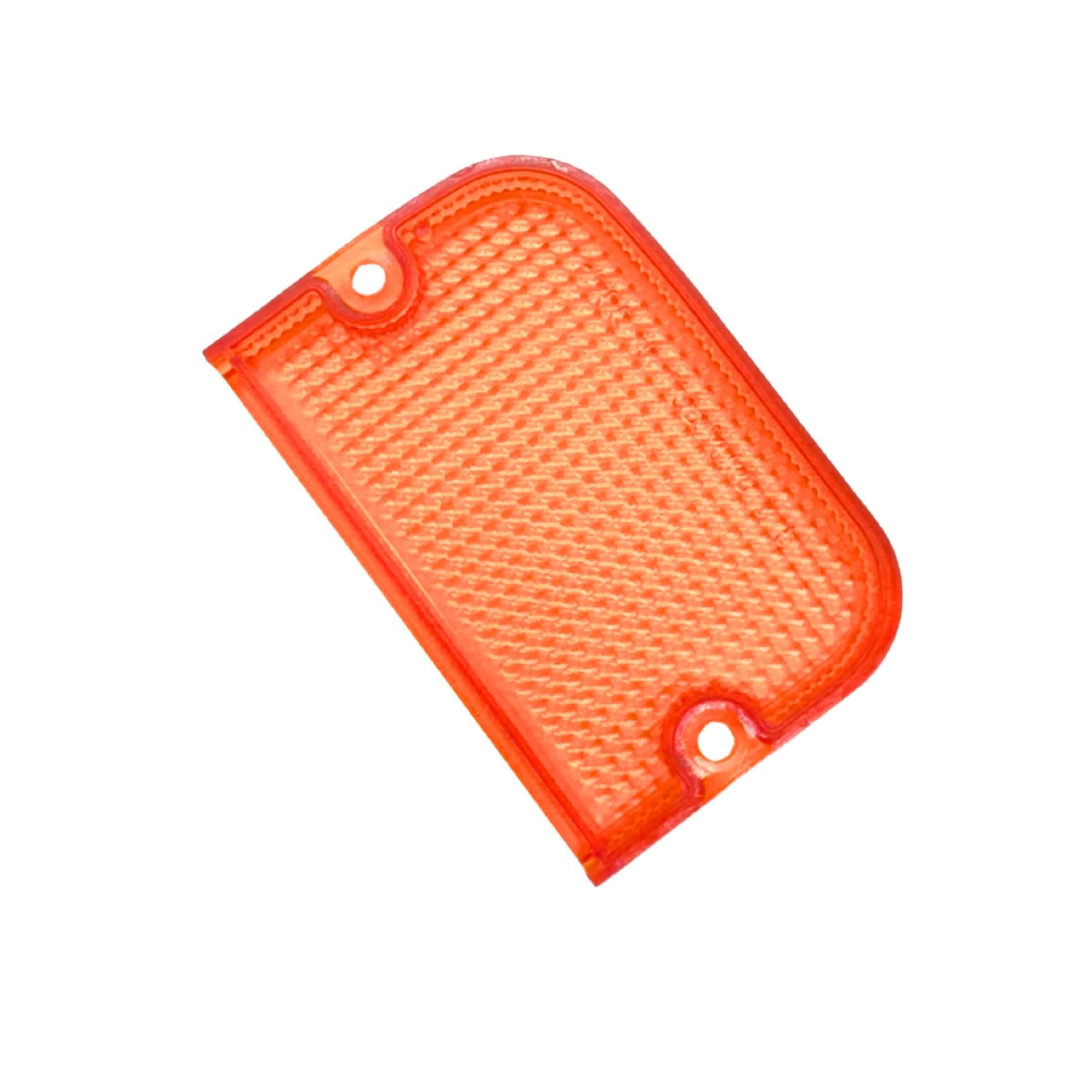 Tail Lamp Turn Signal Cover for Subaru Sambar Truck TT1, TT2 Models (1999-2012) featuring a textured orange design with mounting holes.