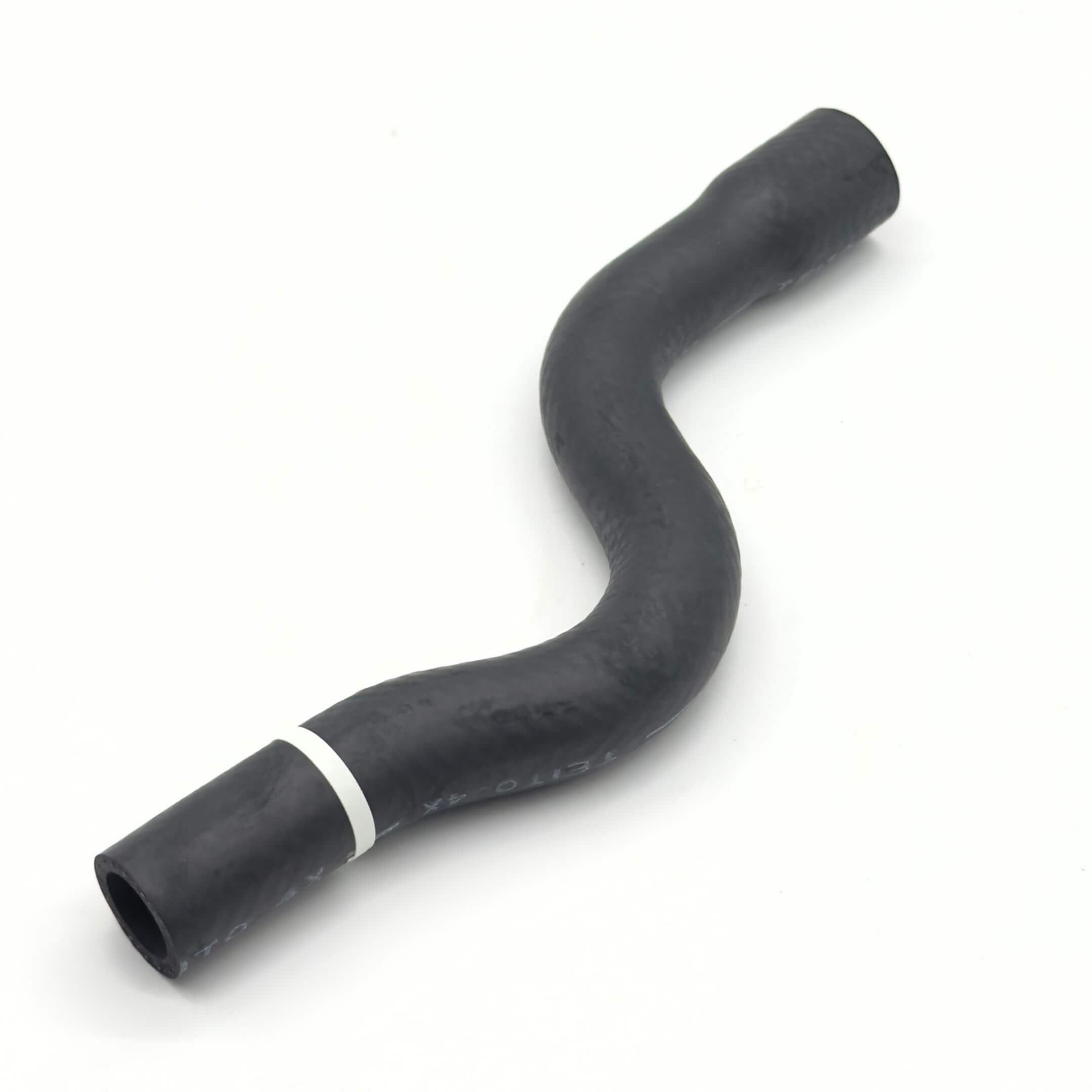 Water Pump Inlet Hose for Subaru Sambar Van TV1, TV2 Models (1999–2012) featuring a durable, curved black rubber design.