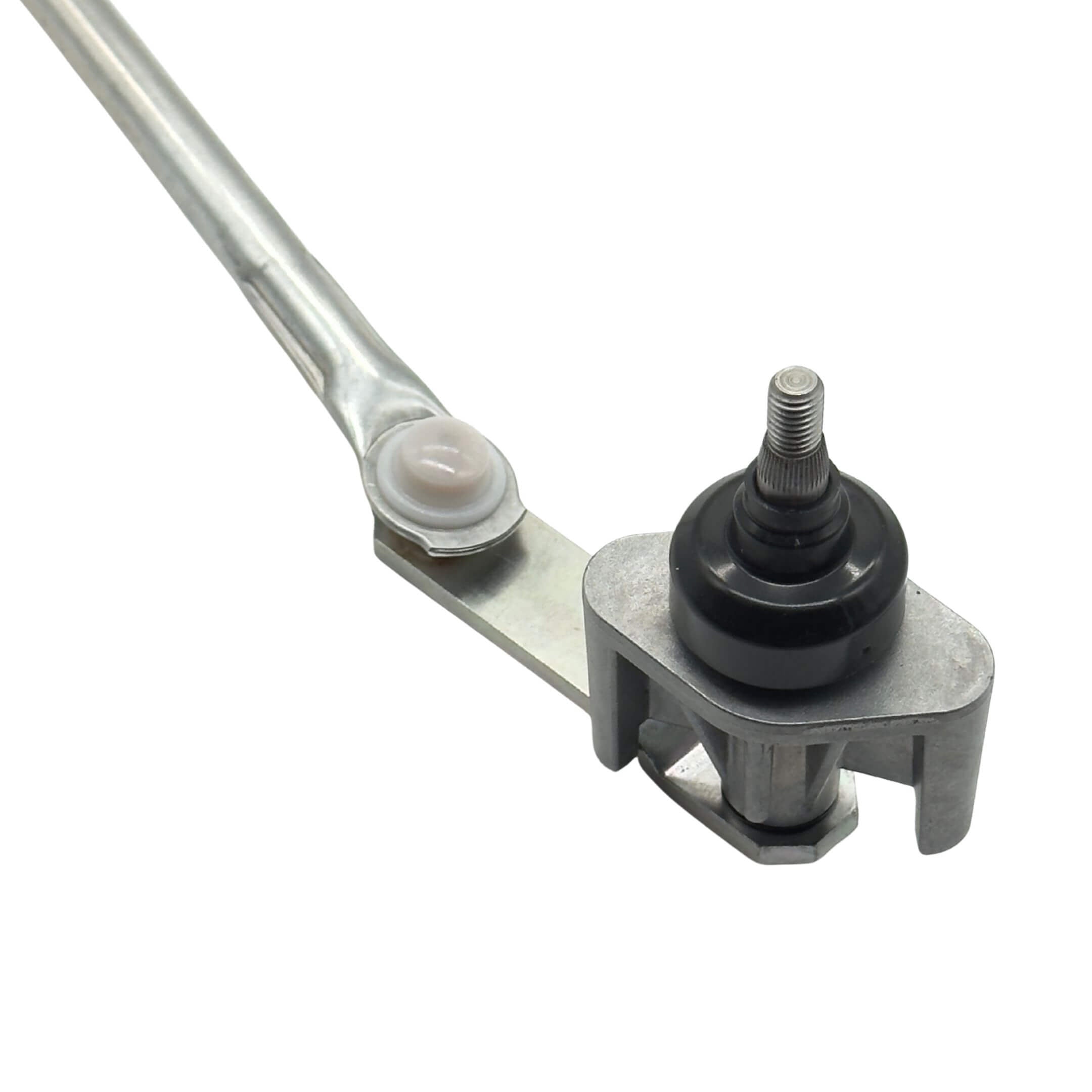 Windshield Wiper Linkage Arm for Subaru Sambar Wagon TW1, TW2 (1999-2012) featuring a durable metal rod and secure joint assembly.