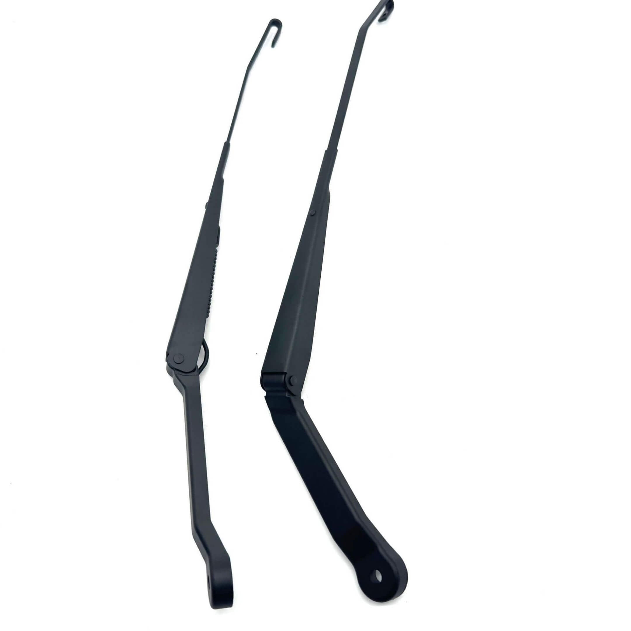 Wiper Arm Set for Subaru Sambar Van TV1, TV2 Models (1999-2012) featuring sleek black design for driver and passenger sides.