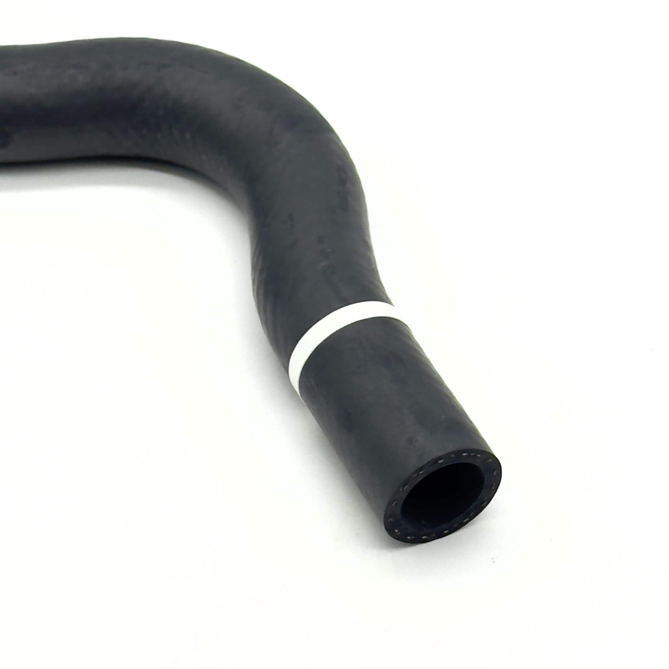 Water Pump Inlet Hose for Subaru Sambar Truck TT1, TT2 Models (1999–2012) featuring a durable black rubber design with a white band.