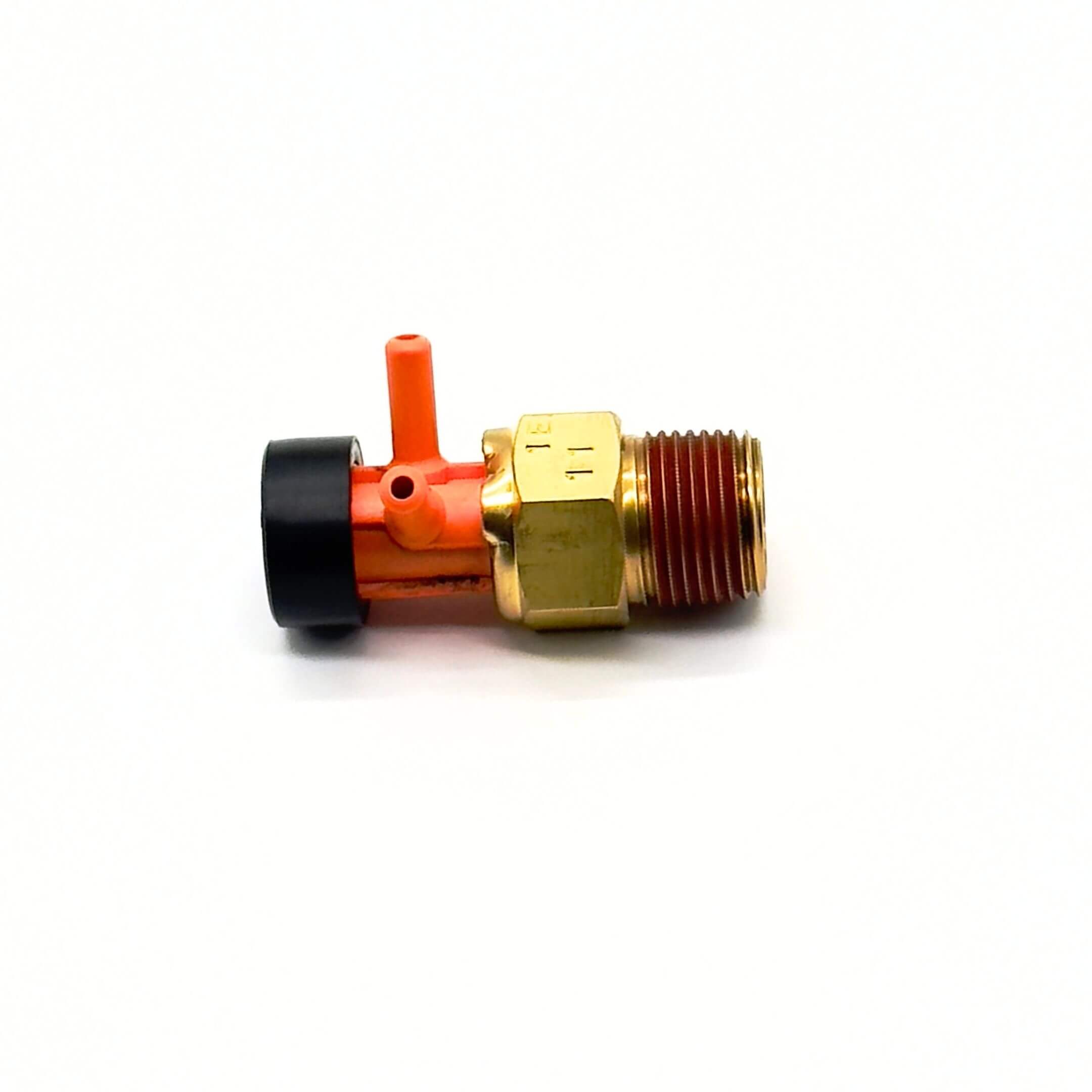 Thermo Valve (53°C) for Honda Acty Van Models HH3, HH4 (1990-1999) featuring a brass and orange plastic design with threaded connection.