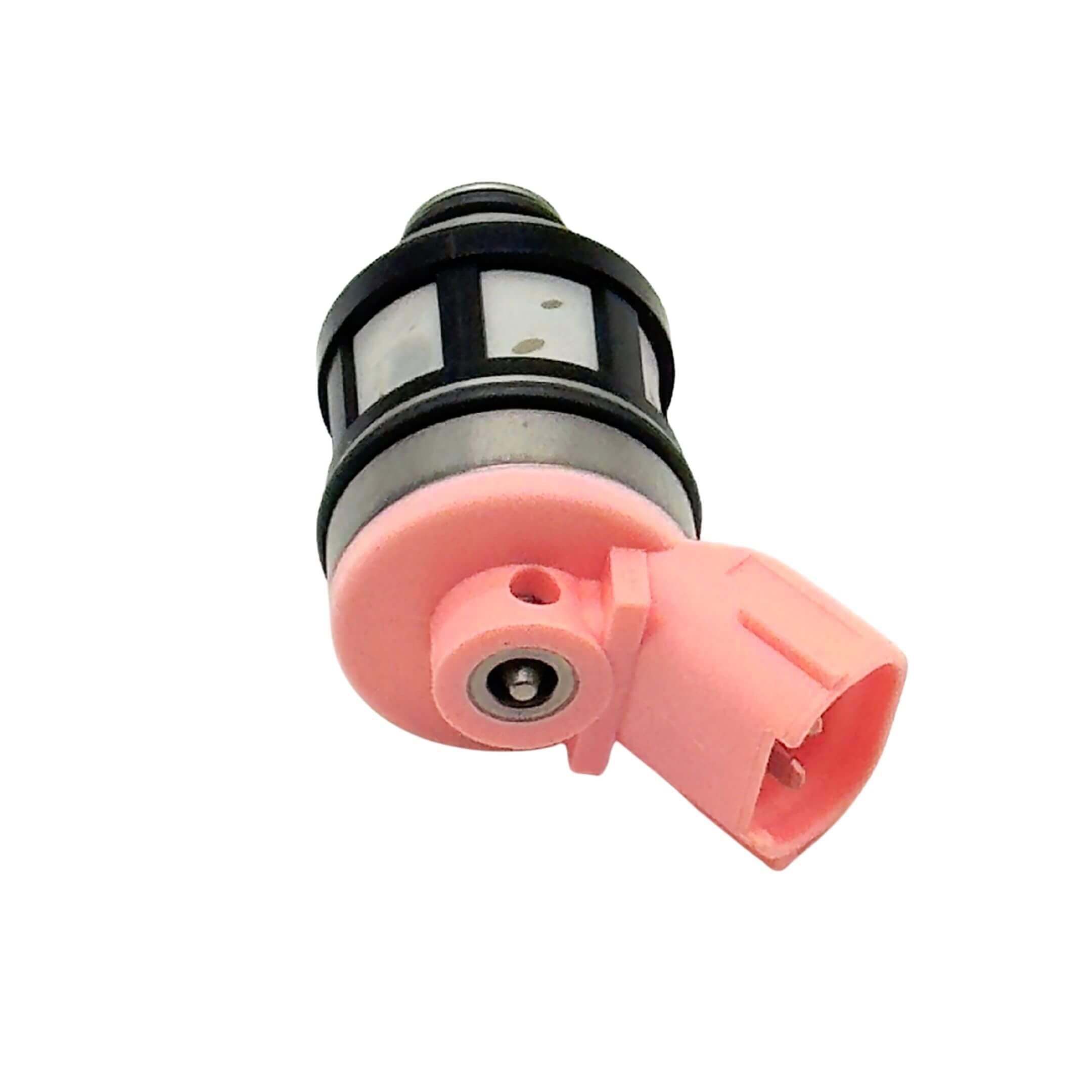 Fuel Injector for Subaru Sambar Van TV1, TV2 Models (1999-2012) featuring a pink connector and black housing.