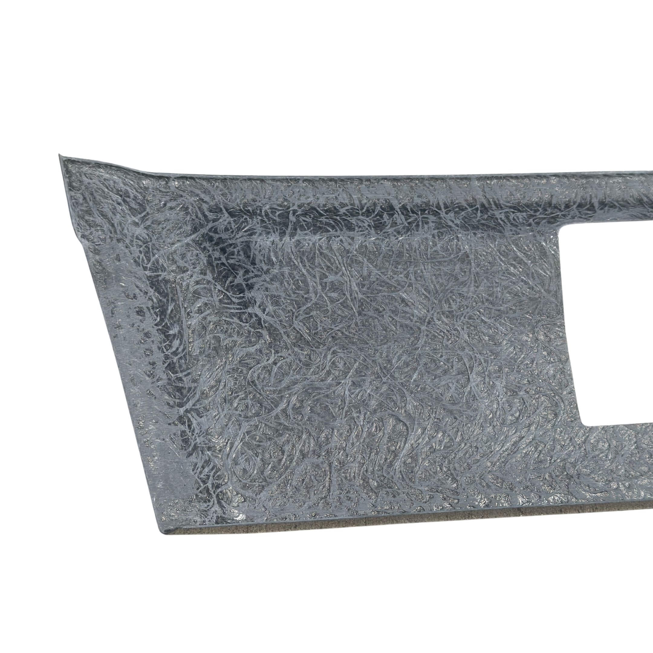 Front Bumper Carbon Fiber Cover by Zero Auto for Subaru Sambar Van TV1, TV2 Models (2009-2012) featuring a textured carbon fiber finish.