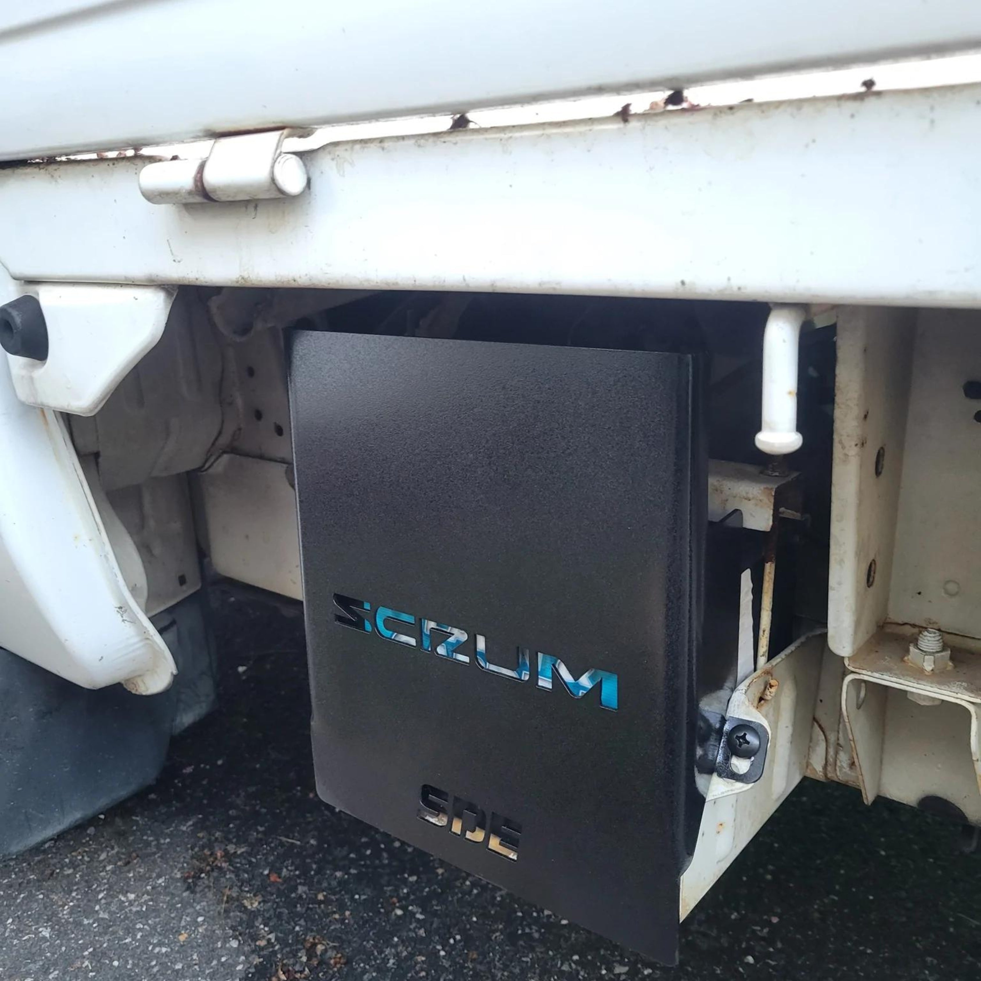 Primer Finish Mazda Scrum Battery Cover for DIY Paint Enthusiasts