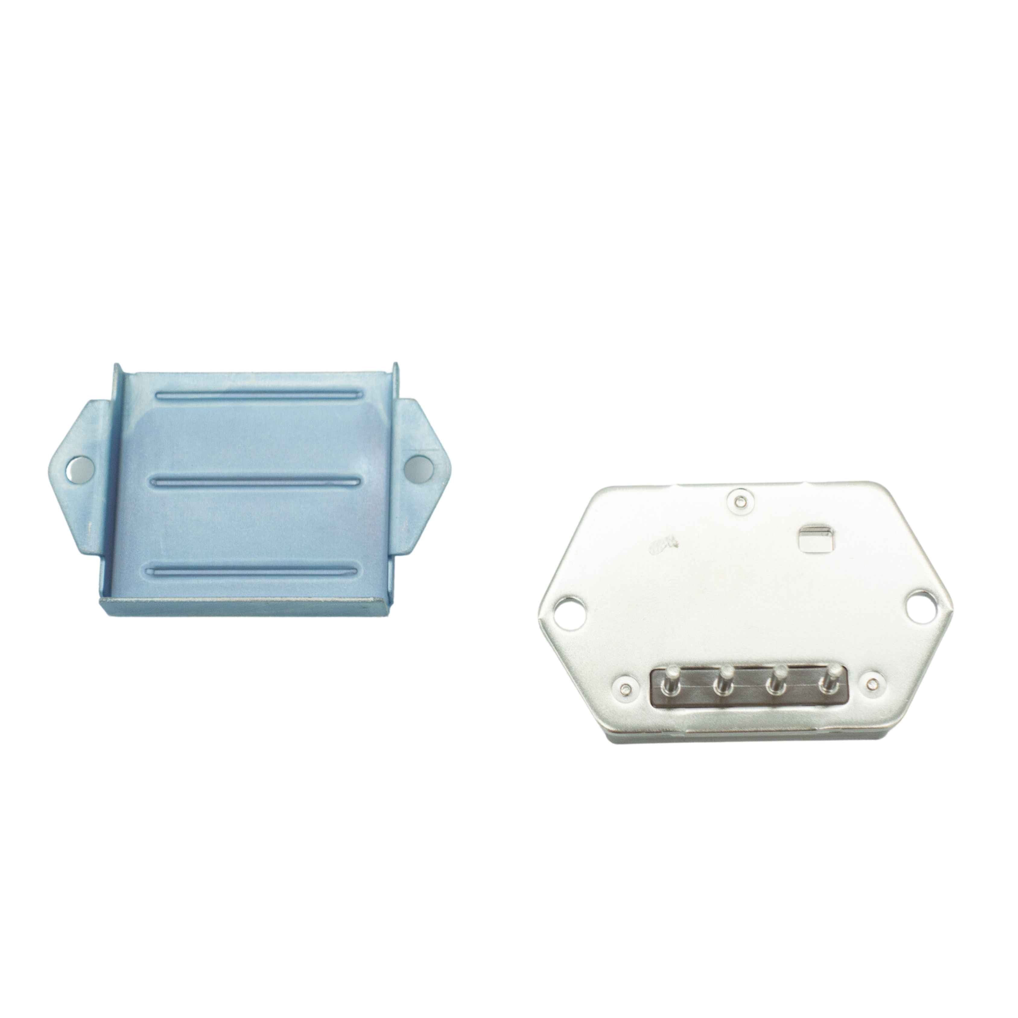 Backside view of Honda Acty truck ignition module displaying electrical contacts for models HA3, HA4, HH3, HH4, years 1990-1999.