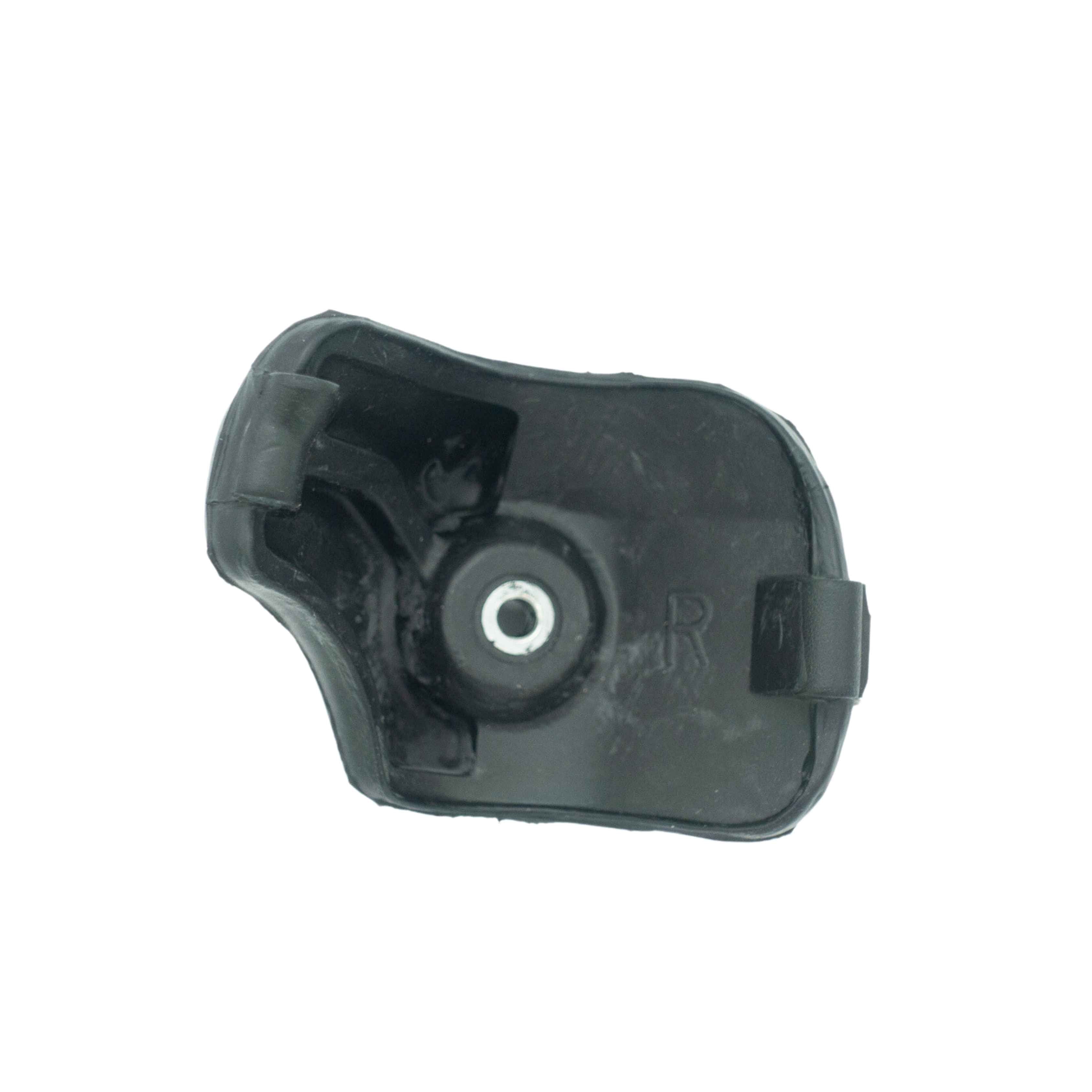 Isolated image of the right side rear tailgate bumper cover for Honda Acty Truck, designated with an 'R' to denote right-hand placement, compatible with HA1, HA2, HA3, HA4 models from the years 1990-1999.